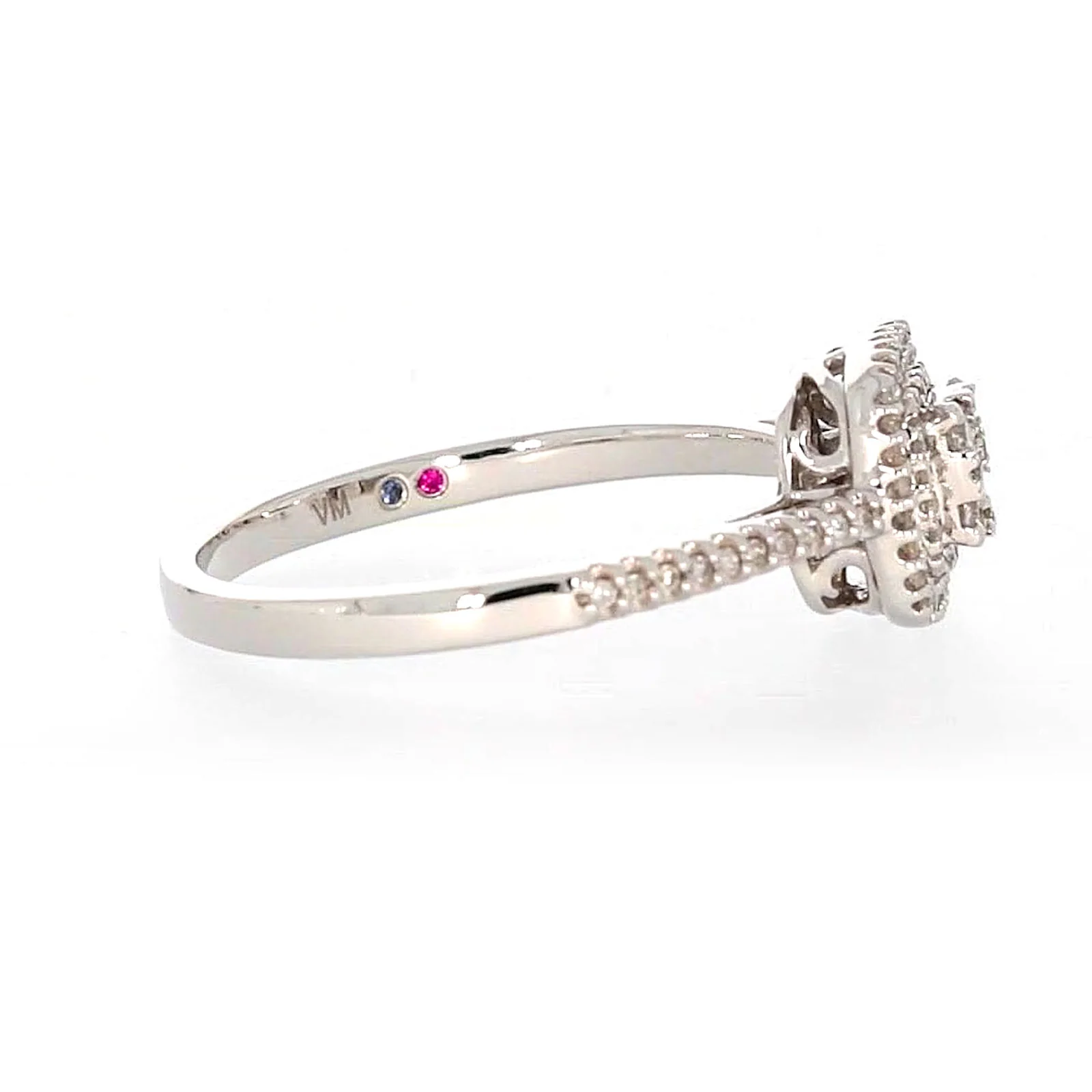 London 9ct White Gold Round Brilliant Cut 0.33 CARAT tw  of Diamonds Ring - Image 58
