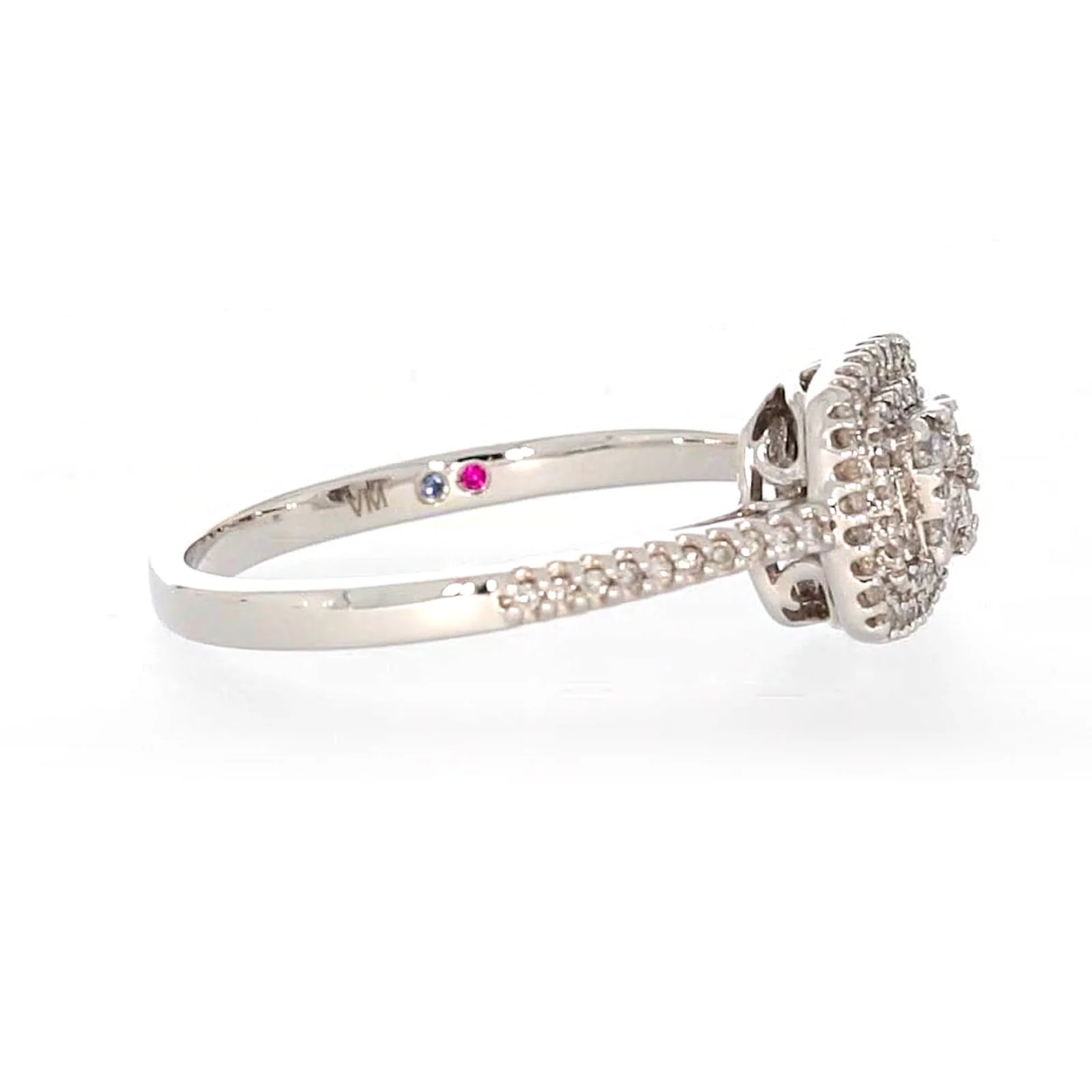 London 9ct White Gold Round Brilliant Cut 0.33 CARAT tw  of Diamonds Ring - Image 60