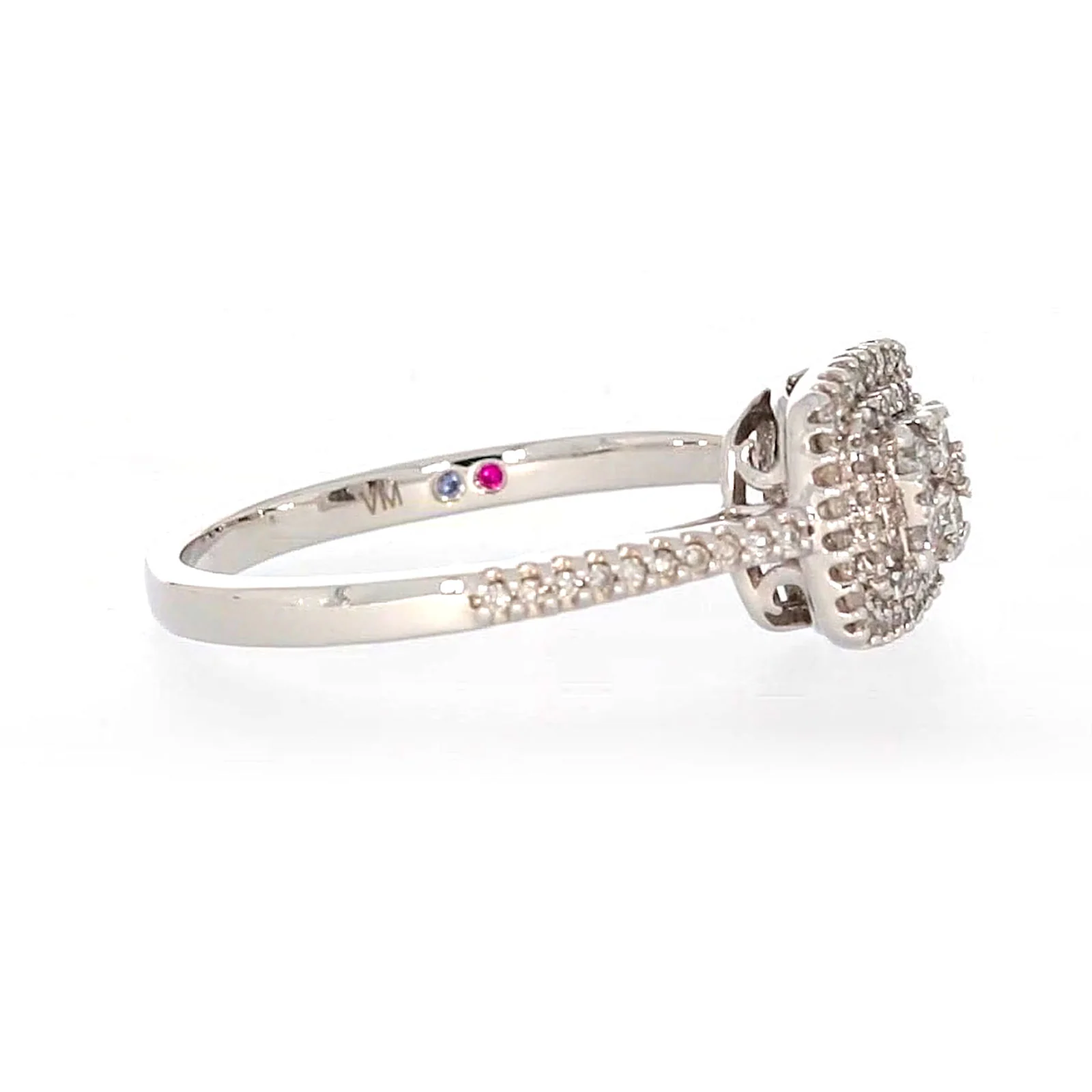 London 9ct White Gold Round Brilliant Cut 0.33 CARAT tw  of Diamonds Ring - Image 61