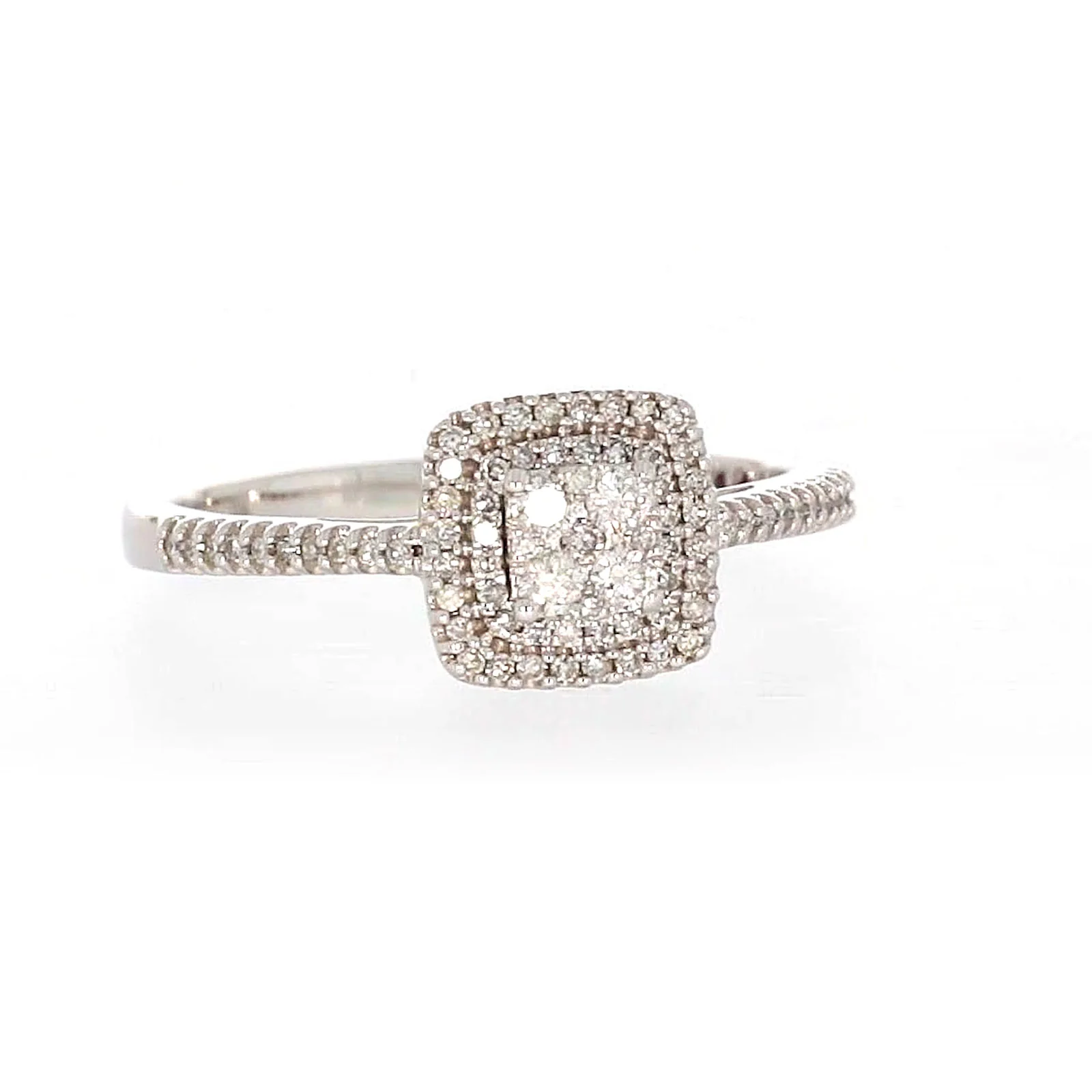 London 9ct White Gold Round Brilliant Cut 0.33 CARAT tw  of Diamonds Ring - Image 73