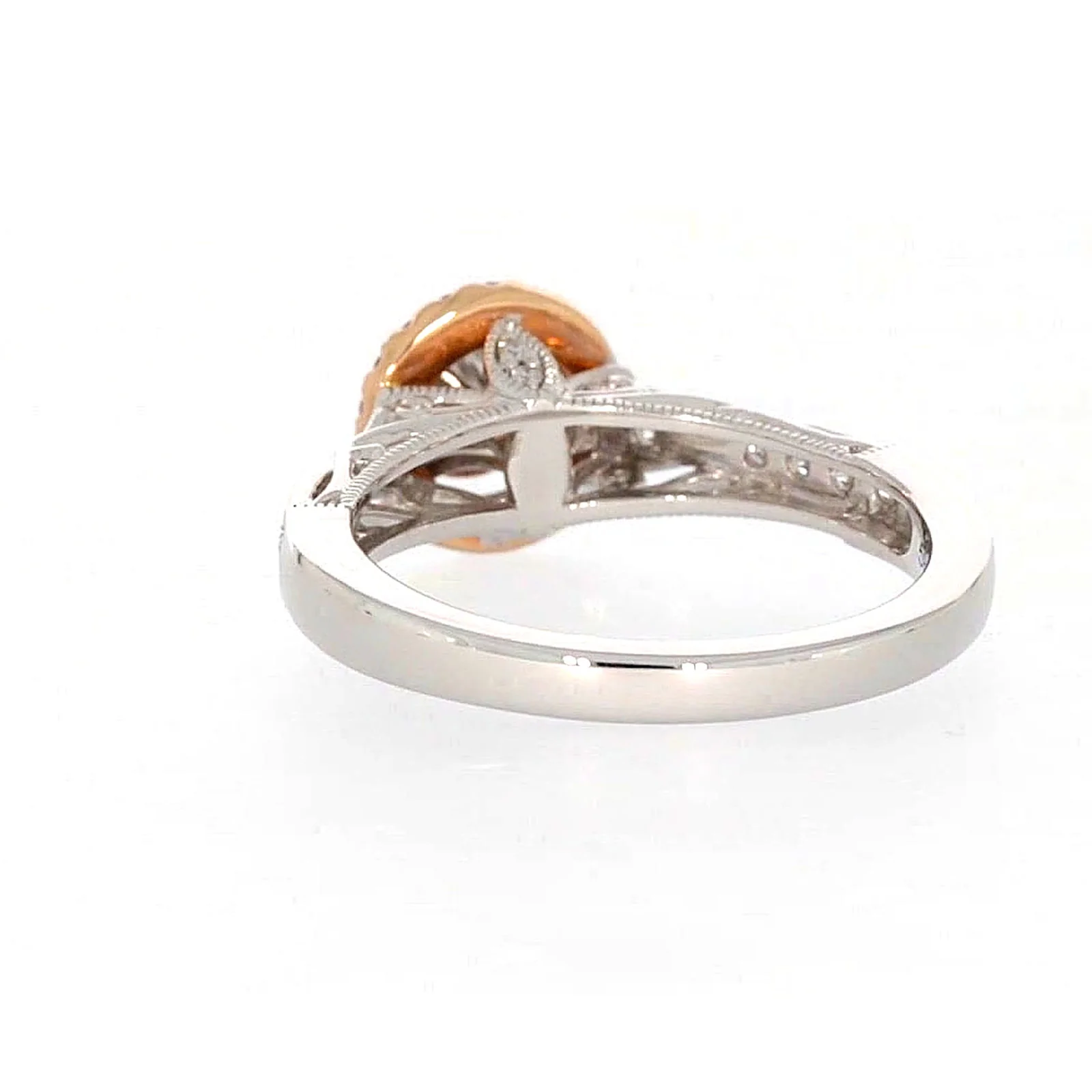 Paris 14ct Rose and White Gold Round Brilliant Cut 1/2 CARAT tw of Diamonds Ring - Image 34