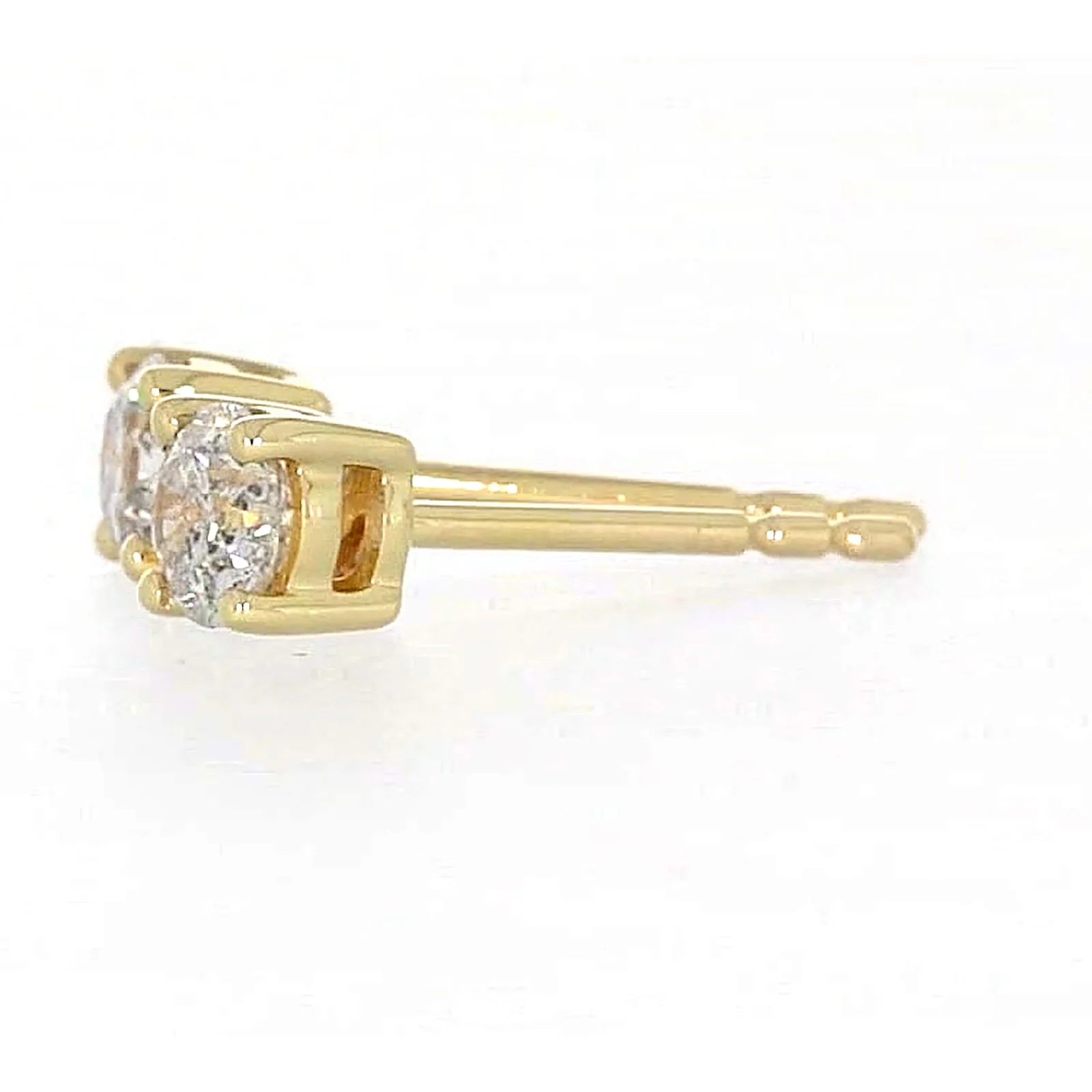 Solitaire 9ct Yellow Gold Round Brilliant Cut 1/2 CARAT tw of Diamonds Stud Earrings - Image 16