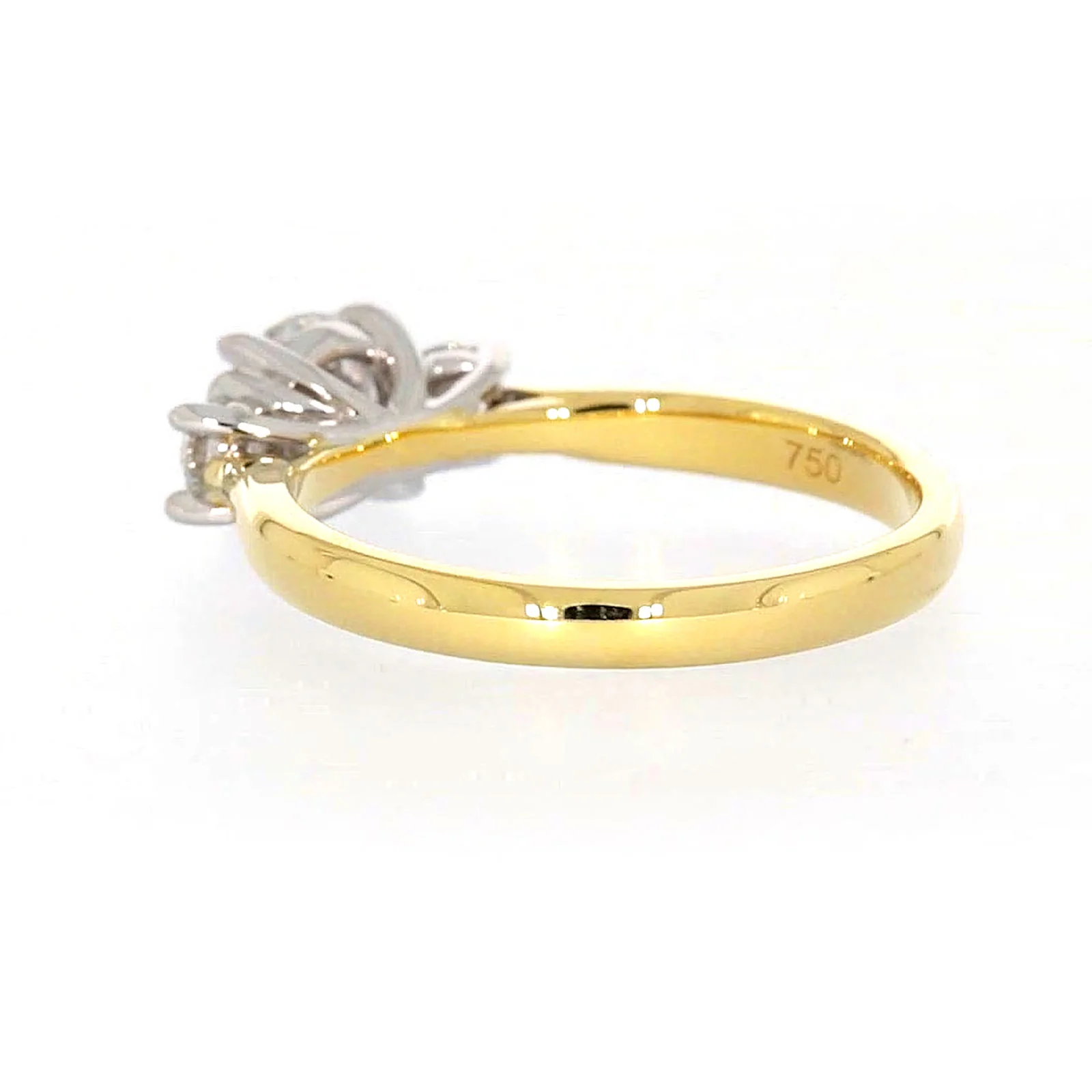 Celebration 18ct Yellow Gold Round Brilliant Cut 1 Carat tw of Certified Lab Grown Diamonds Ring - Image 29