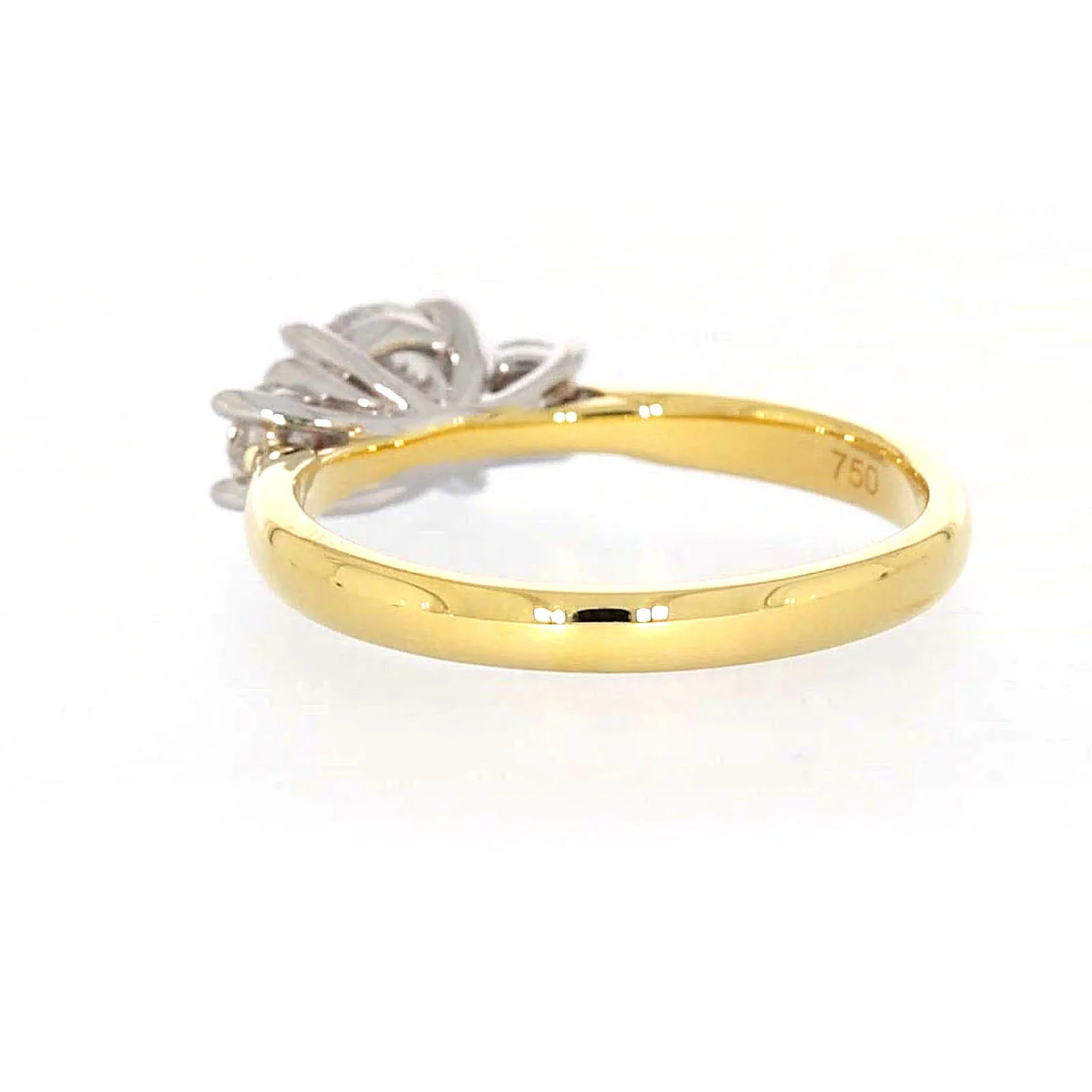 Celebration 18ct Yellow Gold Round Brilliant Cut 1 Carat tw of Certified Lab Grown Diamonds Ring - Image 31