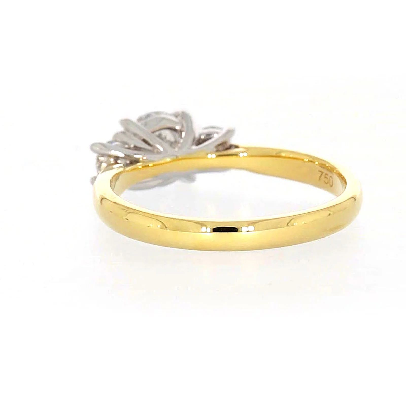 Celebration 18ct Yellow Gold Round Brilliant Cut 1 Carat tw of Certified Lab Grown Diamonds Ring - Image 32