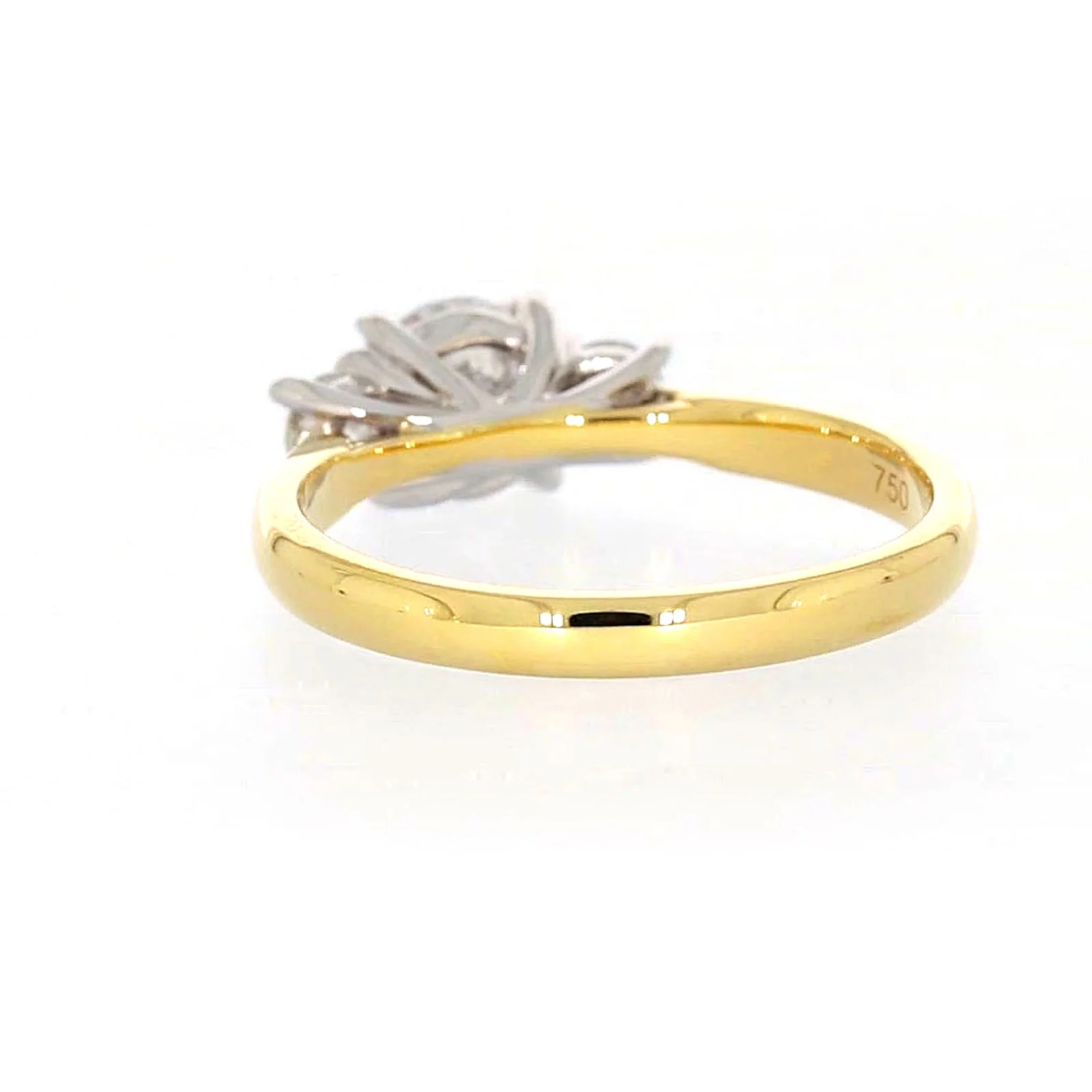 Celebration 18ct Yellow Gold Round Brilliant Cut 1 Carat tw of Certified Lab Grown Diamonds Ring - Image 33