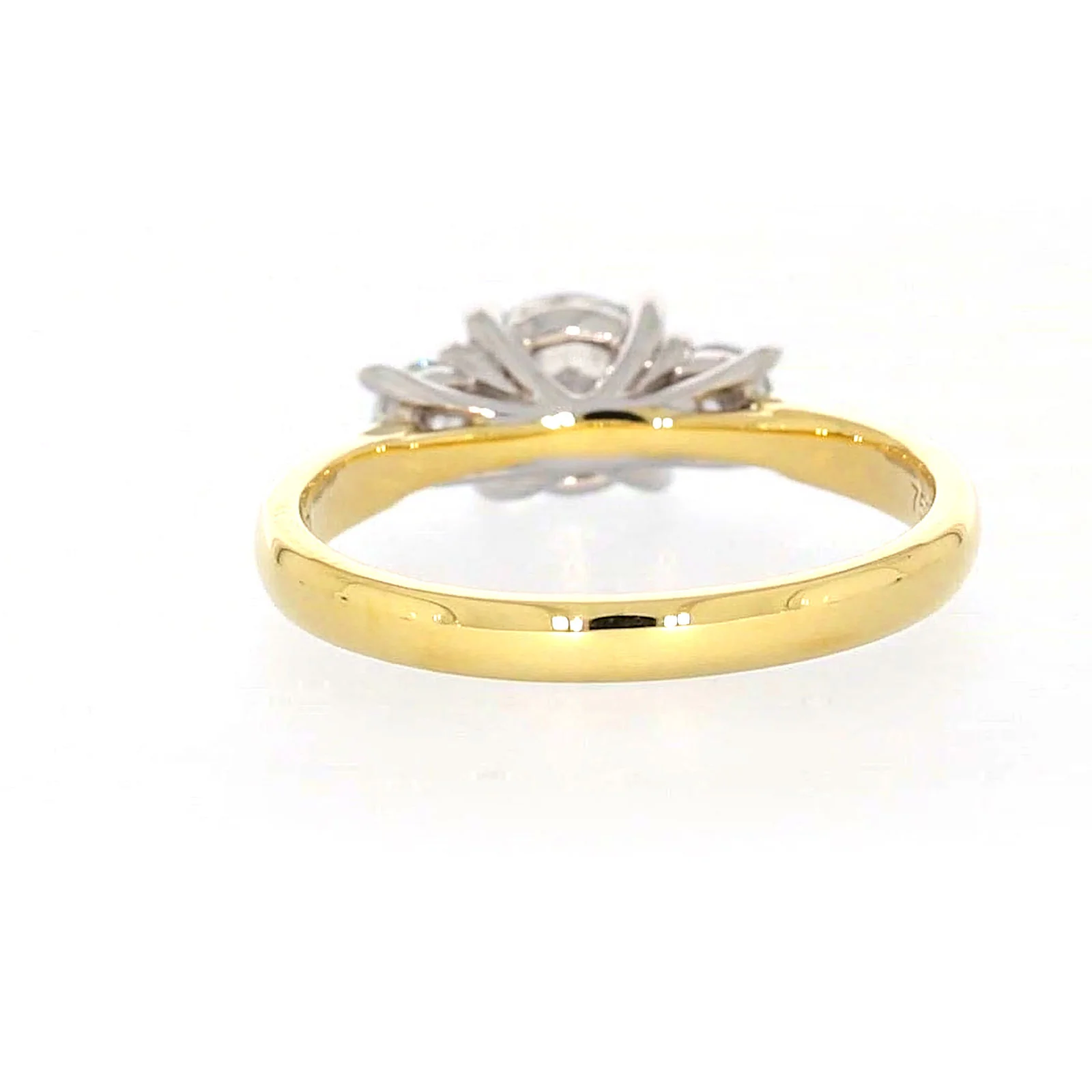 Celebration 18ct Yellow Gold Round Brilliant Cut 1 Carat tw of Certified Lab Grown Diamonds Ring - Image 36