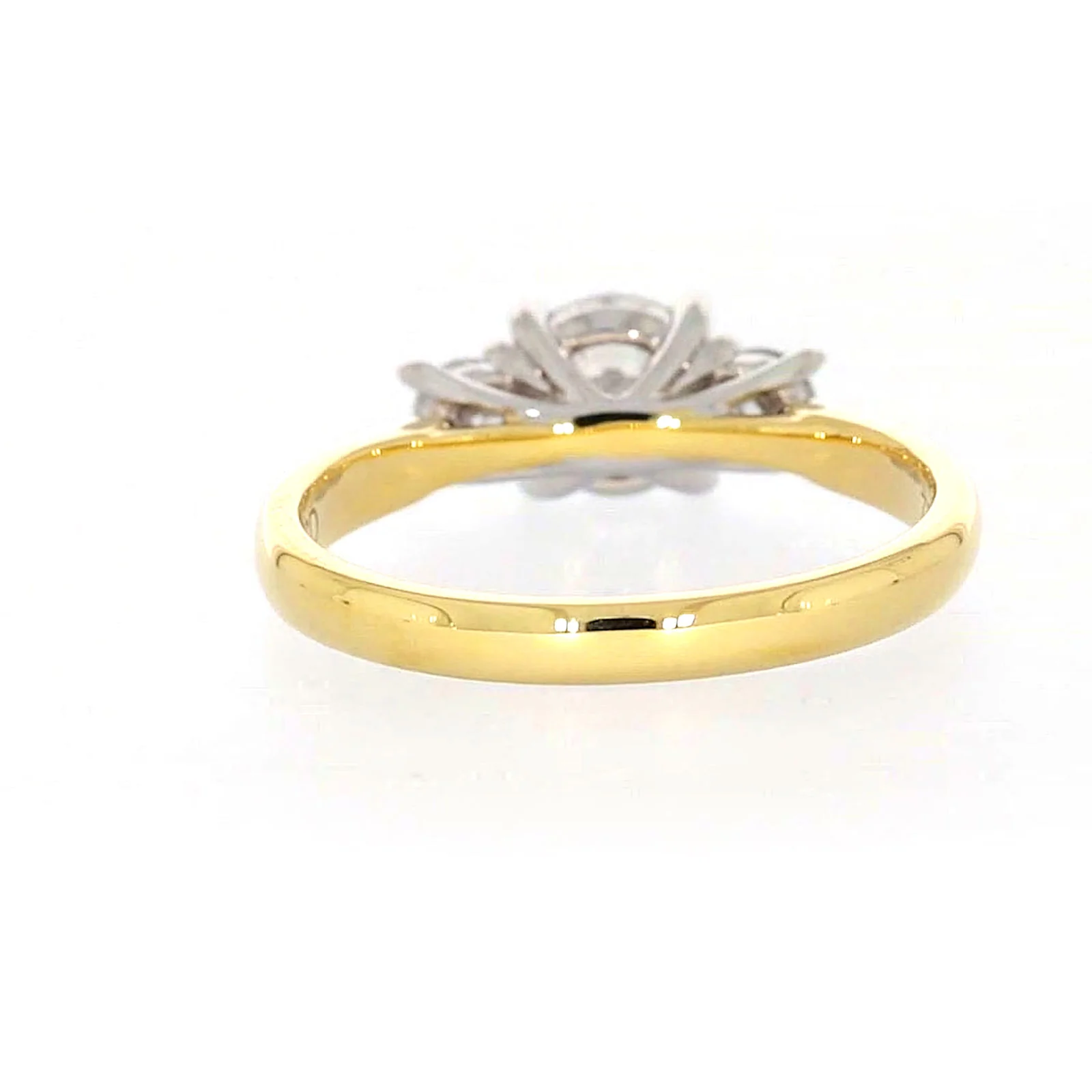 Celebration 18ct Yellow Gold Round Brilliant Cut 1 Carat tw of Certified Lab Grown Diamonds Ring - Image 37