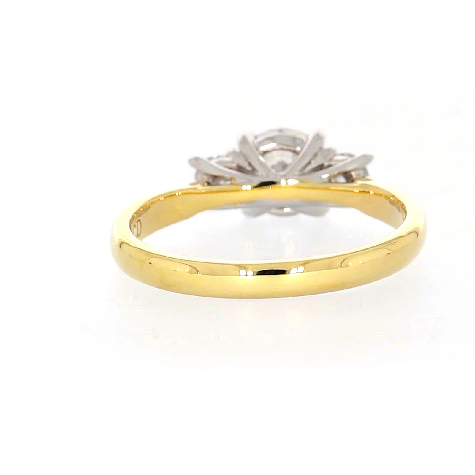 Celebration 18ct Yellow Gold Round Brilliant Cut 1 Carat tw of Certified Lab Grown Diamonds Ring - Image 38