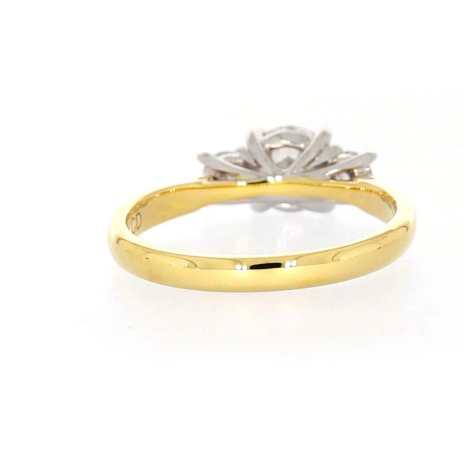 Celebration 18ct Yellow Gold Round Brilliant Cut 1 Carat tw of Certified Lab Grown Diamonds Ring - Image 39