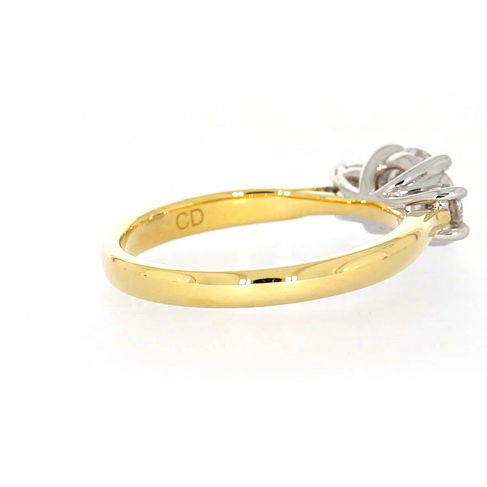 Celebration 18ct Yellow Gold Round Brilliant Cut 1 Carat tw of Certified Lab Grown Diamonds Ring - Image 47