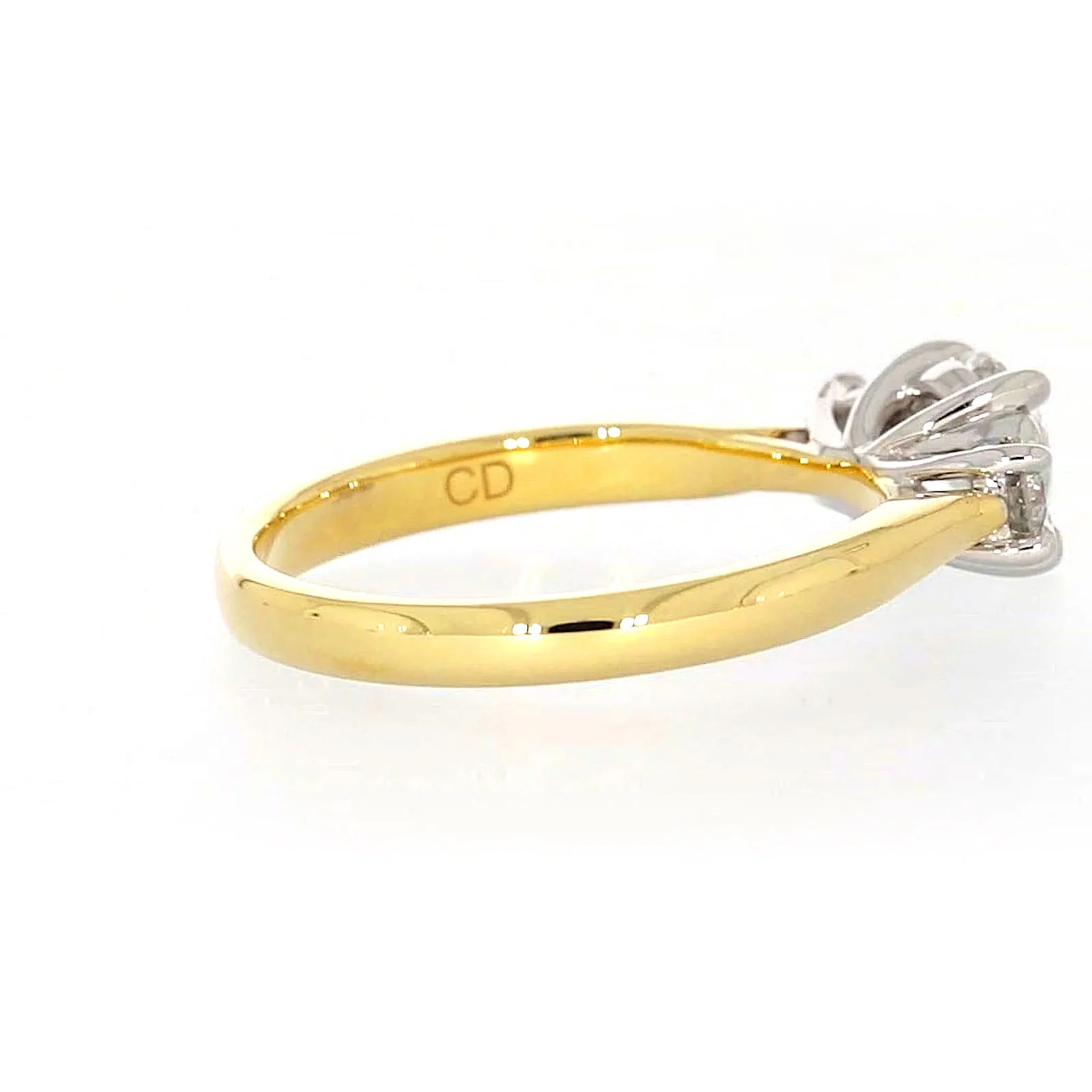 Celebration 18ct Yellow Gold Round Brilliant Cut 1 Carat tw of Certified Lab Grown Diamonds Ring - Image 50