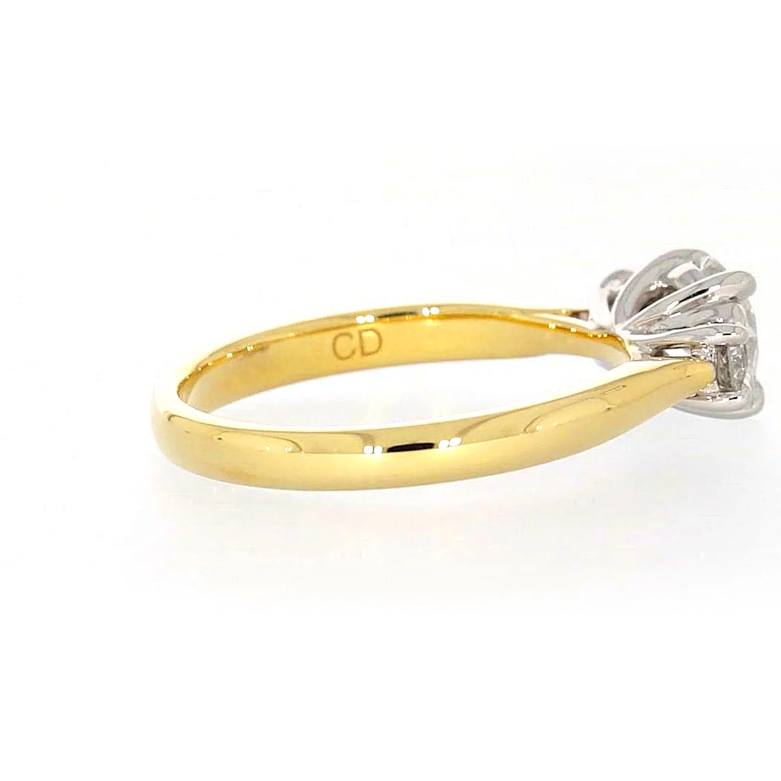 Celebration 18ct Yellow Gold Round Brilliant Cut 1 Carat tw of Certified Lab Grown Diamonds Ring - Image 51