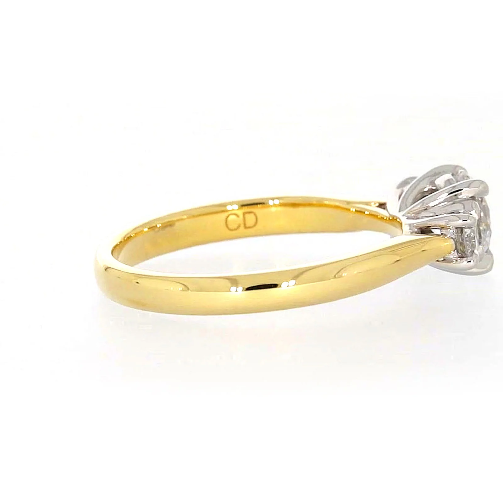 Celebration 18ct Yellow Gold Round Brilliant Cut 1 Carat tw of Certified Lab Grown Diamonds Ring - Image 52