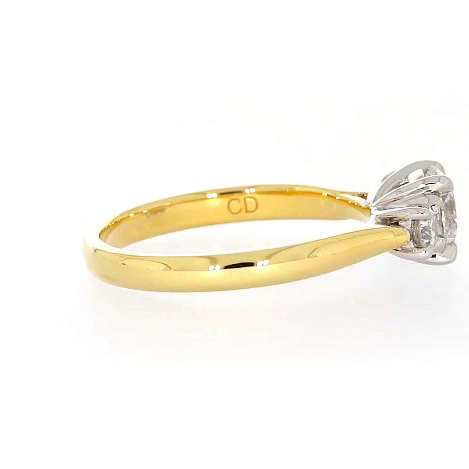 Celebration 18ct Yellow Gold Round Brilliant Cut 1 Carat tw of Certified Lab Grown Diamonds Ring - Image 54