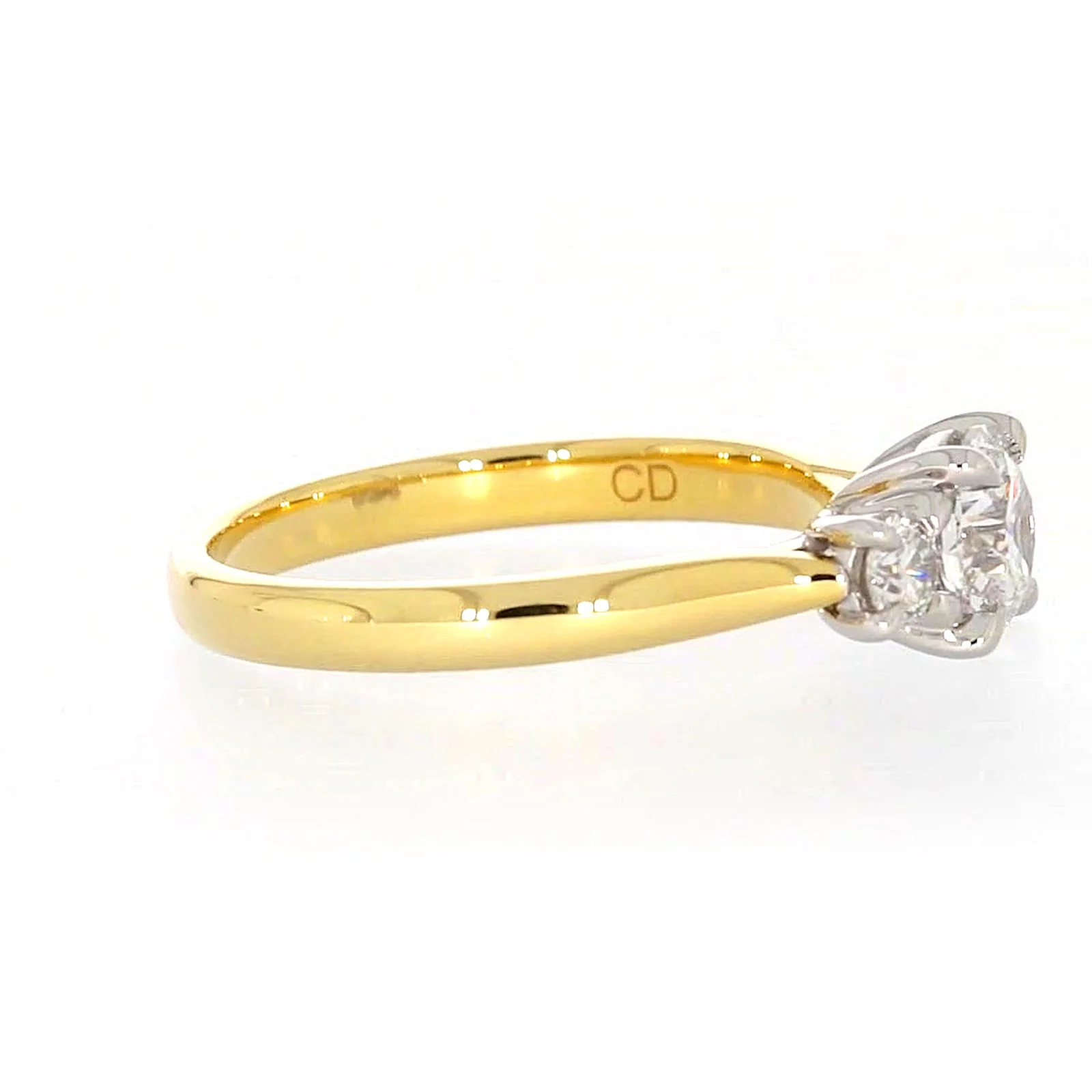 Celebration 18ct Yellow Gold Round Brilliant Cut 1 Carat tw of Certified Lab Grown Diamonds Ring - Image 58