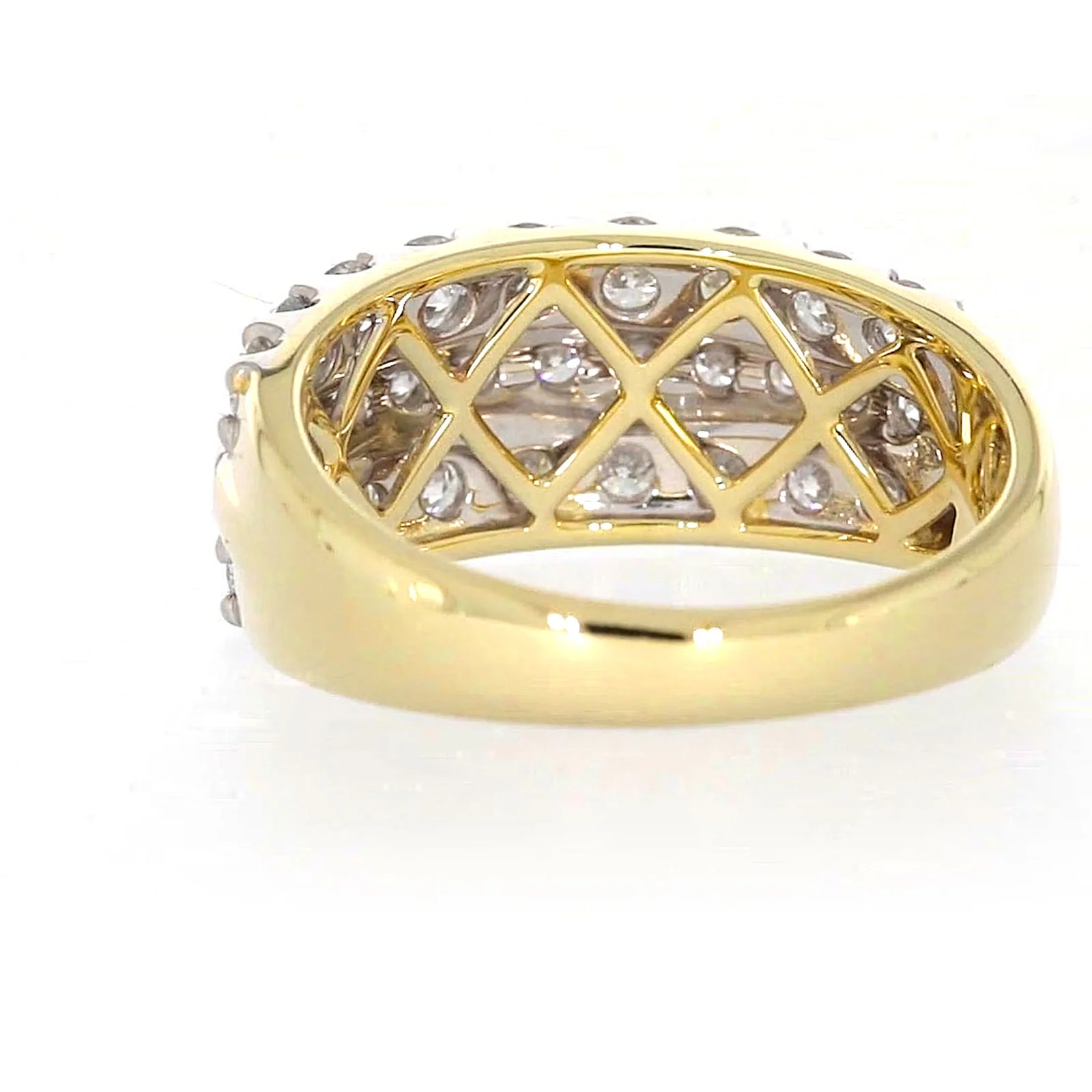 Celebration 9ct Yellow Gold Round Brilliant Cut 1 1/2 Carat tw of Lab Grown Diamonds Ring - Image 34