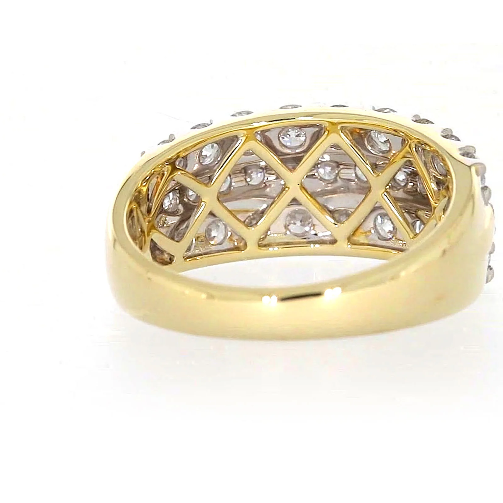Celebration 9ct Yellow Gold Round Brilliant Cut 1 1/2 Carat tw of Lab Grown Diamonds Ring - Image 41