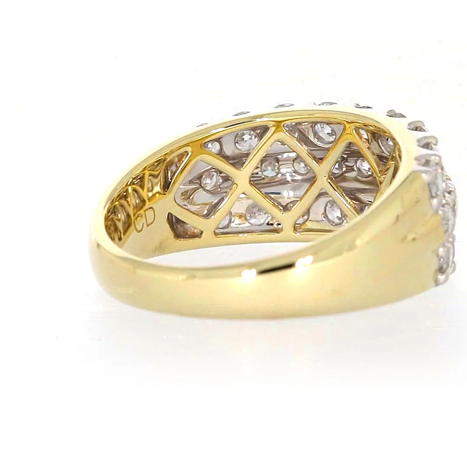 Celebration 9ct Yellow Gold Round Brilliant Cut 1 1/2 Carat tw of Lab Grown Diamonds Ring - Image 46