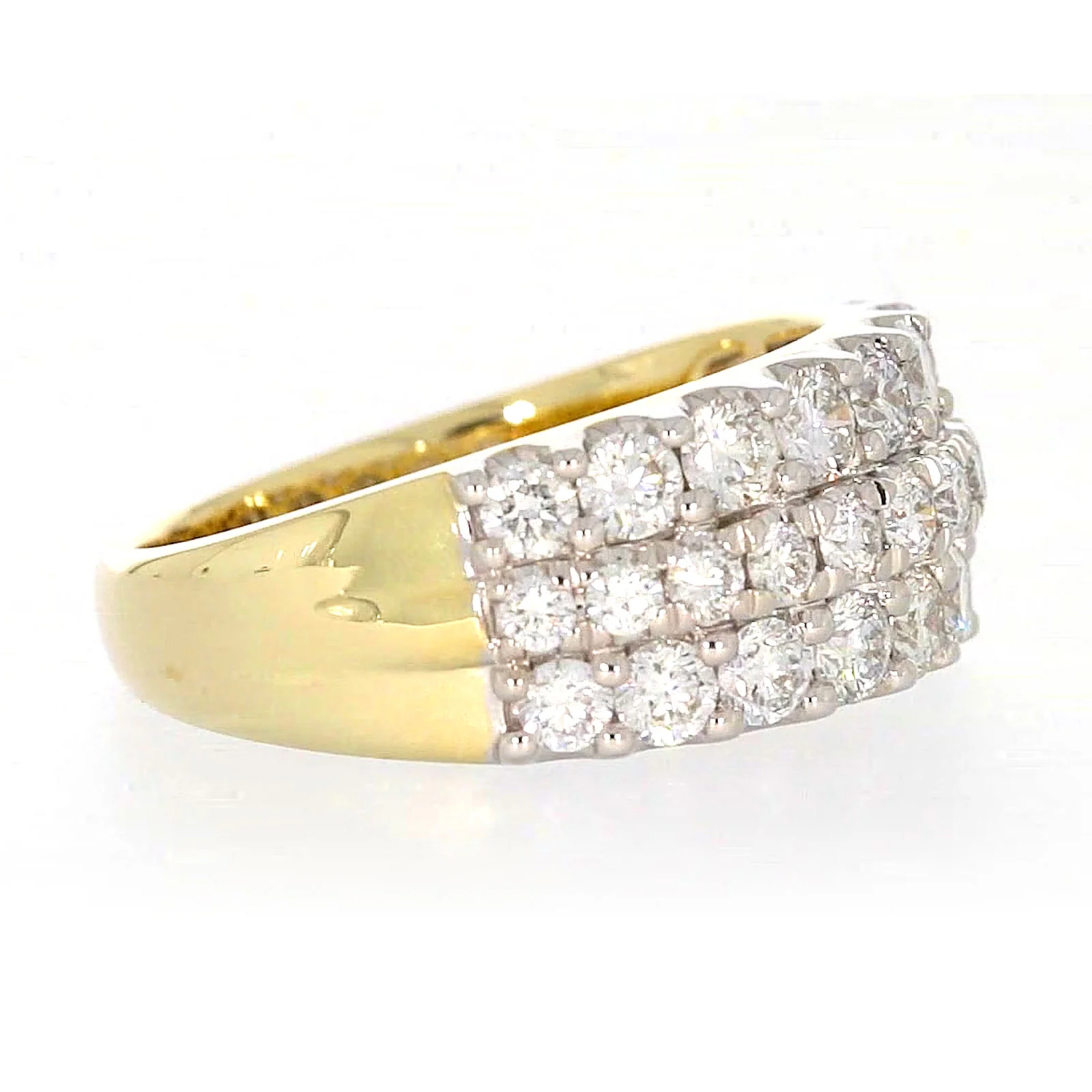 Celebration 9ct Yellow Gold Round Brilliant Cut 1 1/2 Carat tw of Lab Grown Diamonds Ring - Image 61