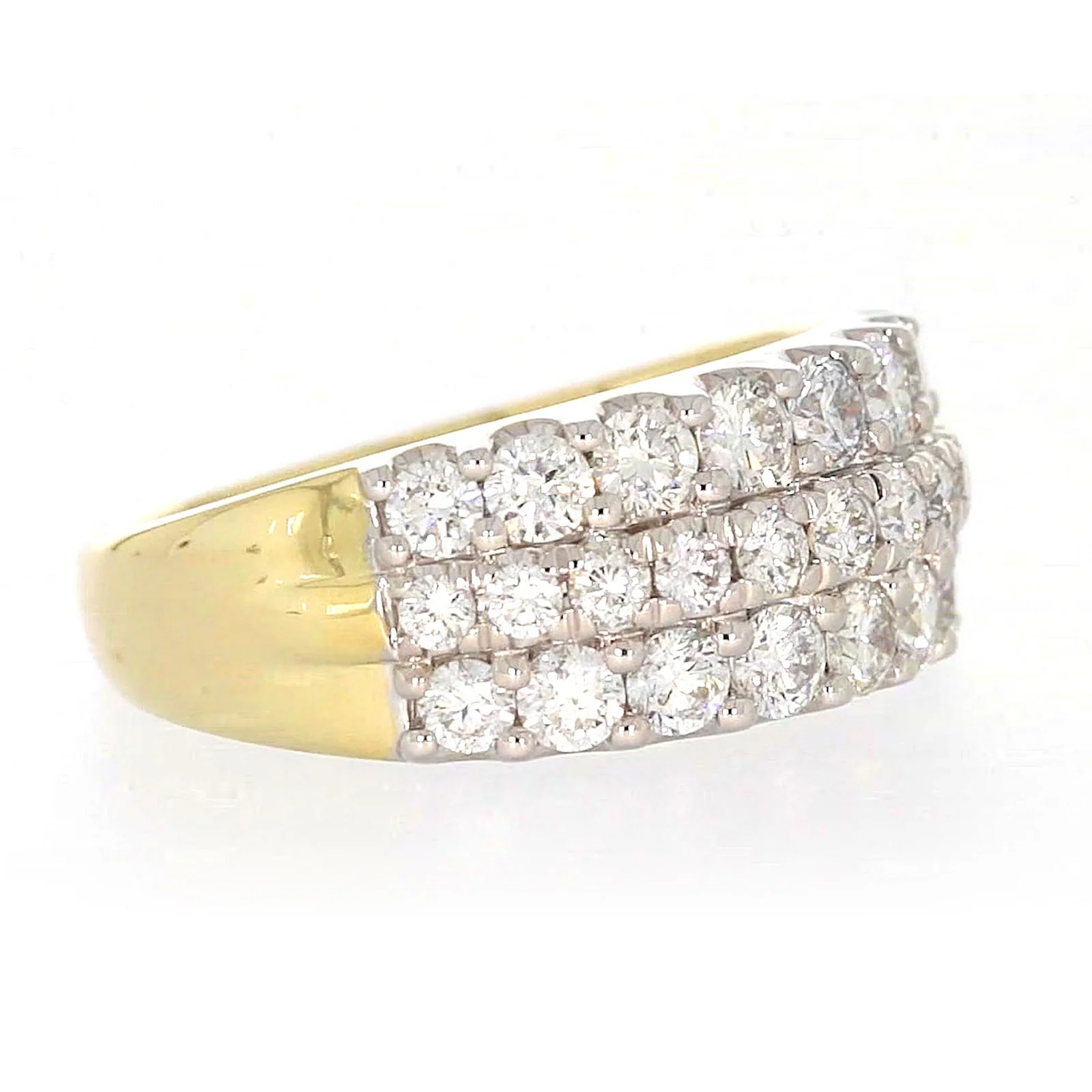 Celebration 9ct Yellow Gold Round Brilliant Cut 1 1/2 Carat tw of Lab Grown Diamonds Ring - Image 63