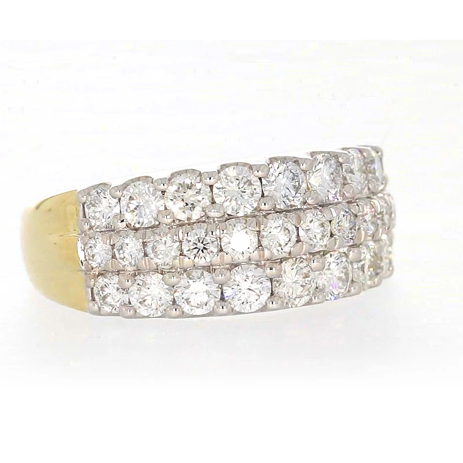 Celebration 9ct Yellow Gold Round Brilliant Cut 1 1/2 Carat tw of Lab Grown Diamonds Ring - Image 68