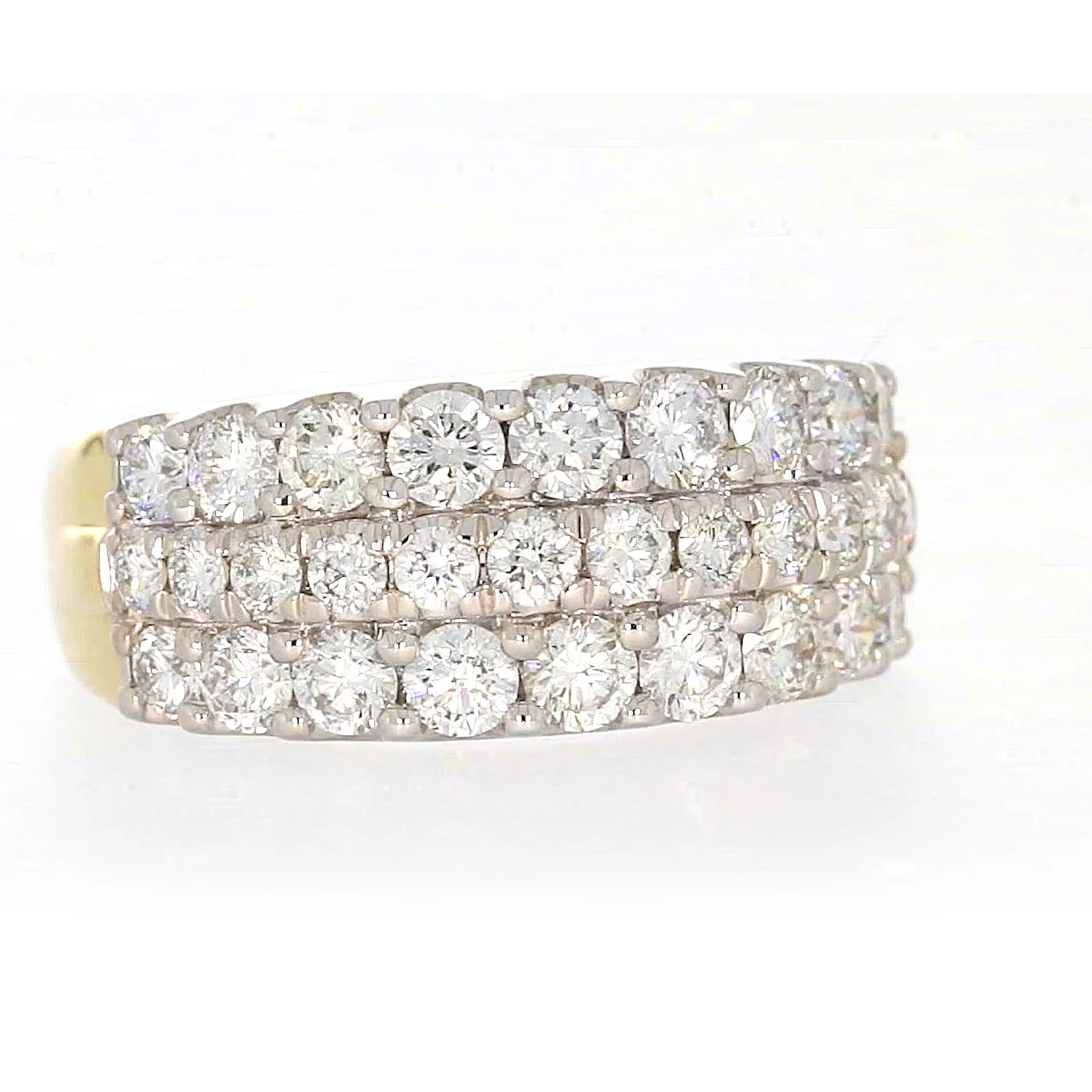 Celebration 9ct Yellow Gold Round Brilliant Cut 1 1/2 Carat tw of Lab Grown Diamonds Ring - Image 71