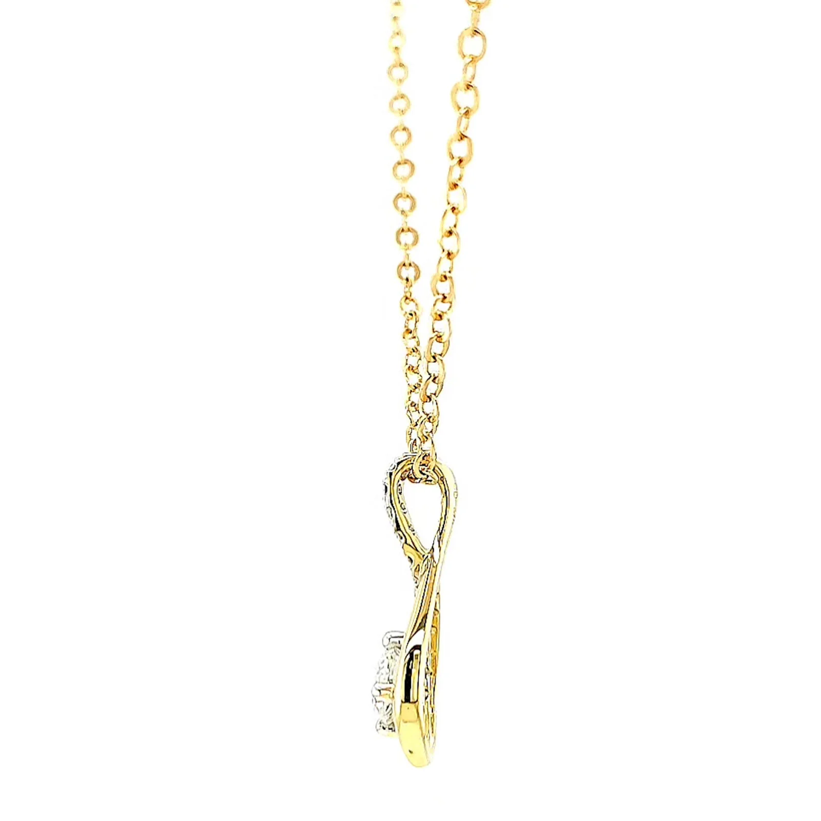 Celebration 9ct Yellow Gold Round Brilliant Cut 1/2 Carat tw of Certified Lab Grown Diamonds Pendant - Image 19
