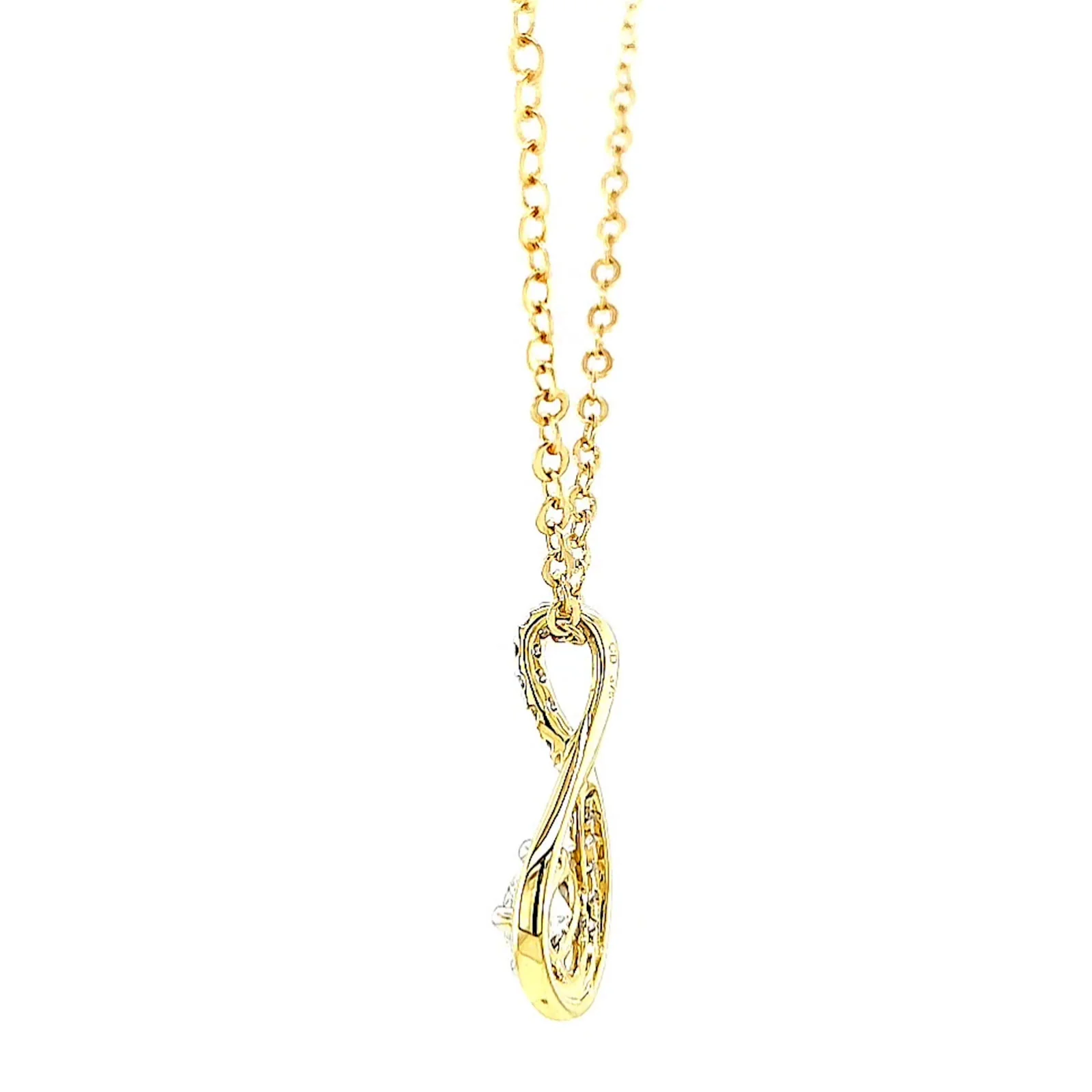 Celebration 9ct Yellow Gold Round Brilliant Cut 1/2 Carat tw of Certified Lab Grown Diamonds Pendant - Image 22