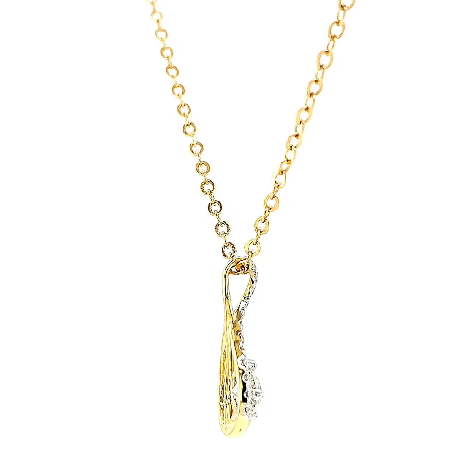 Celebration 9ct Yellow Gold Round Brilliant Cut 1/2 Carat tw of Certified Lab Grown Diamonds Pendant - Image 51