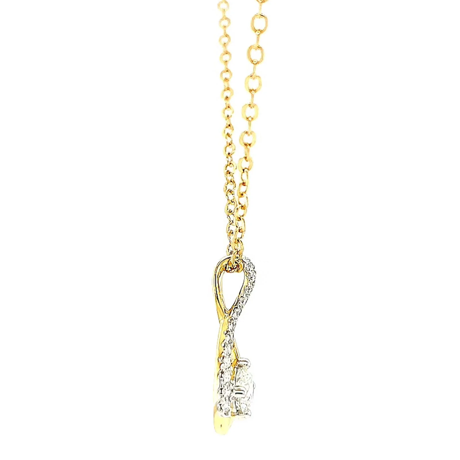 Celebration 9ct Yellow Gold Round Brilliant Cut 1/2 Carat tw of Certified Lab Grown Diamonds Pendant - Image 56