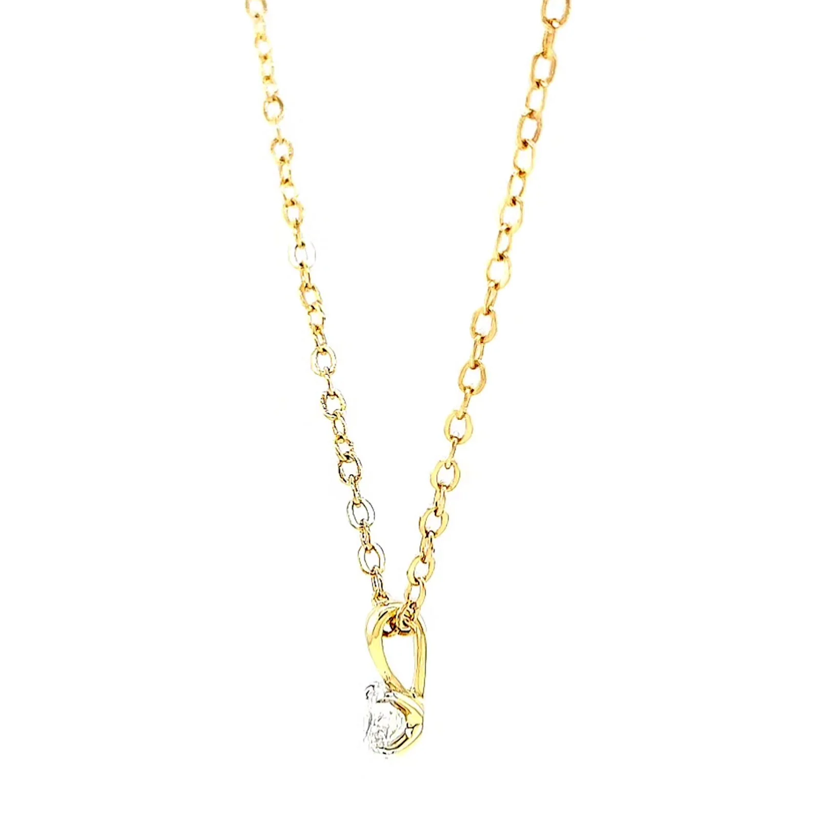 Celebration 9ct Yellow Gold Round Brilliant Cut 1/4 CARAT Lab Grown Diamond Pendant - Image 17