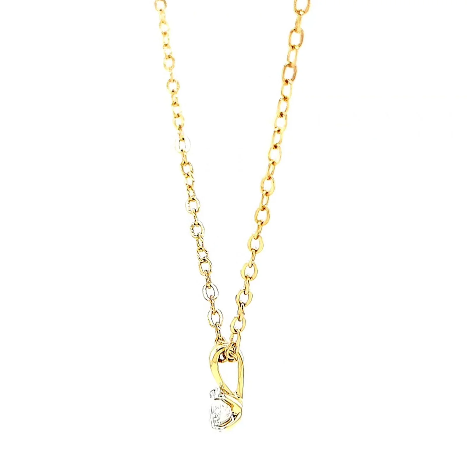 Celebration 9ct Yellow Gold Round Brilliant Cut 1/4 CARAT Lab Grown Diamond Pendant - Image 18