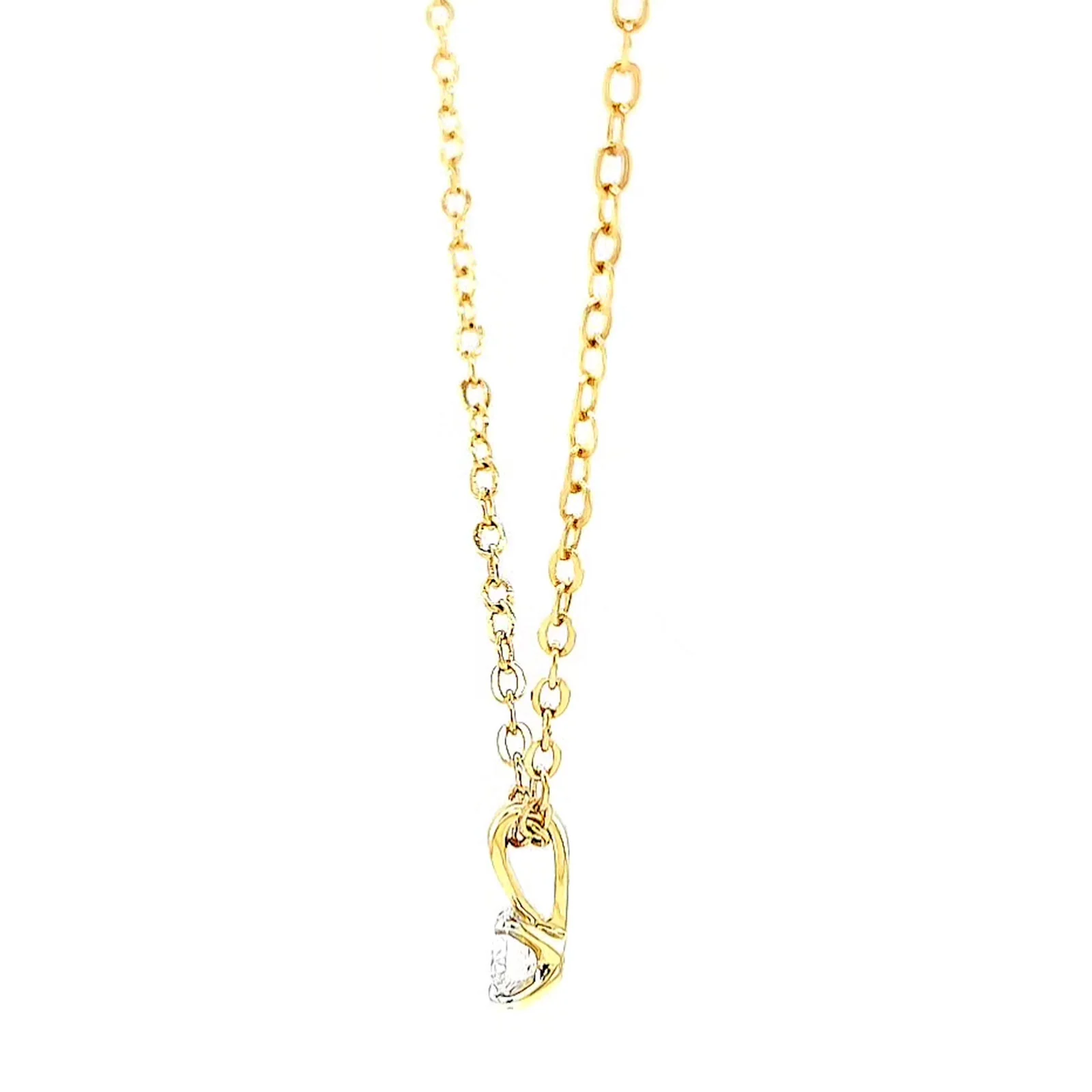 Celebration 9ct Yellow Gold Round Brilliant Cut 1/4 CARAT Lab Grown Diamond Pendant - Image 20