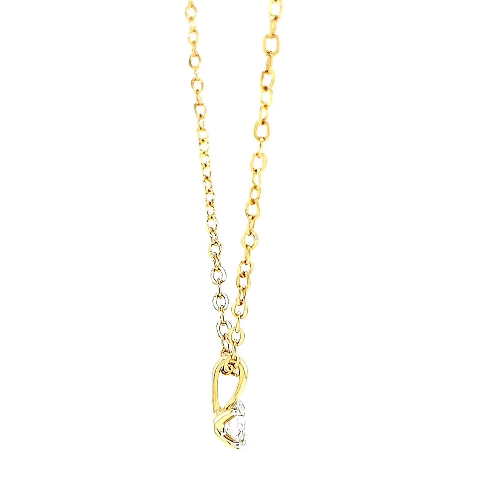 Celebration 9ct Yellow Gold Round Brilliant Cut 1/4 CARAT Lab Grown Diamond Pendant - Image 57