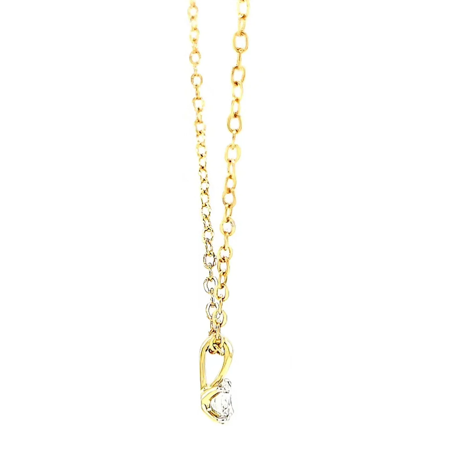 Celebration 9ct Yellow Gold Round Brilliant Cut 1/4 CARAT Lab Grown Diamond Pendant - Image 58