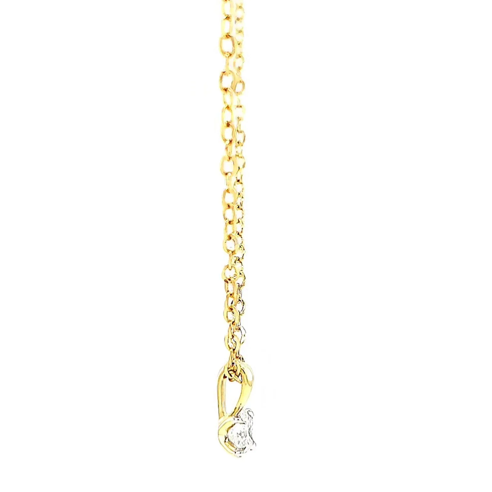 Celebration 9ct Yellow Gold Round Brilliant Cut 1/4 CARAT Lab Grown Diamond Pendant - Image 60
