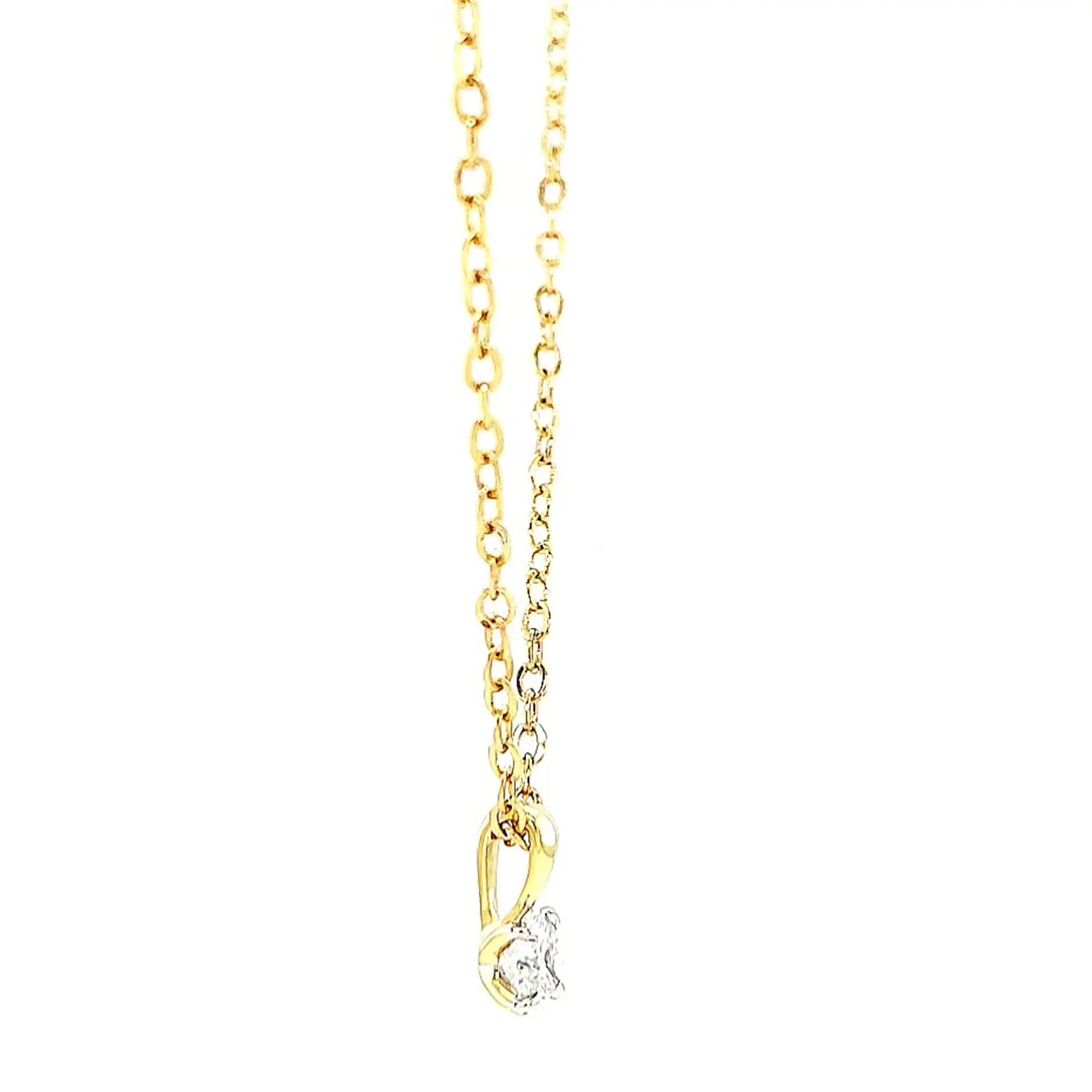 Celebration 9ct Yellow Gold Round Brilliant Cut 1/4 CARAT Lab Grown Diamond Pendant - Image 61