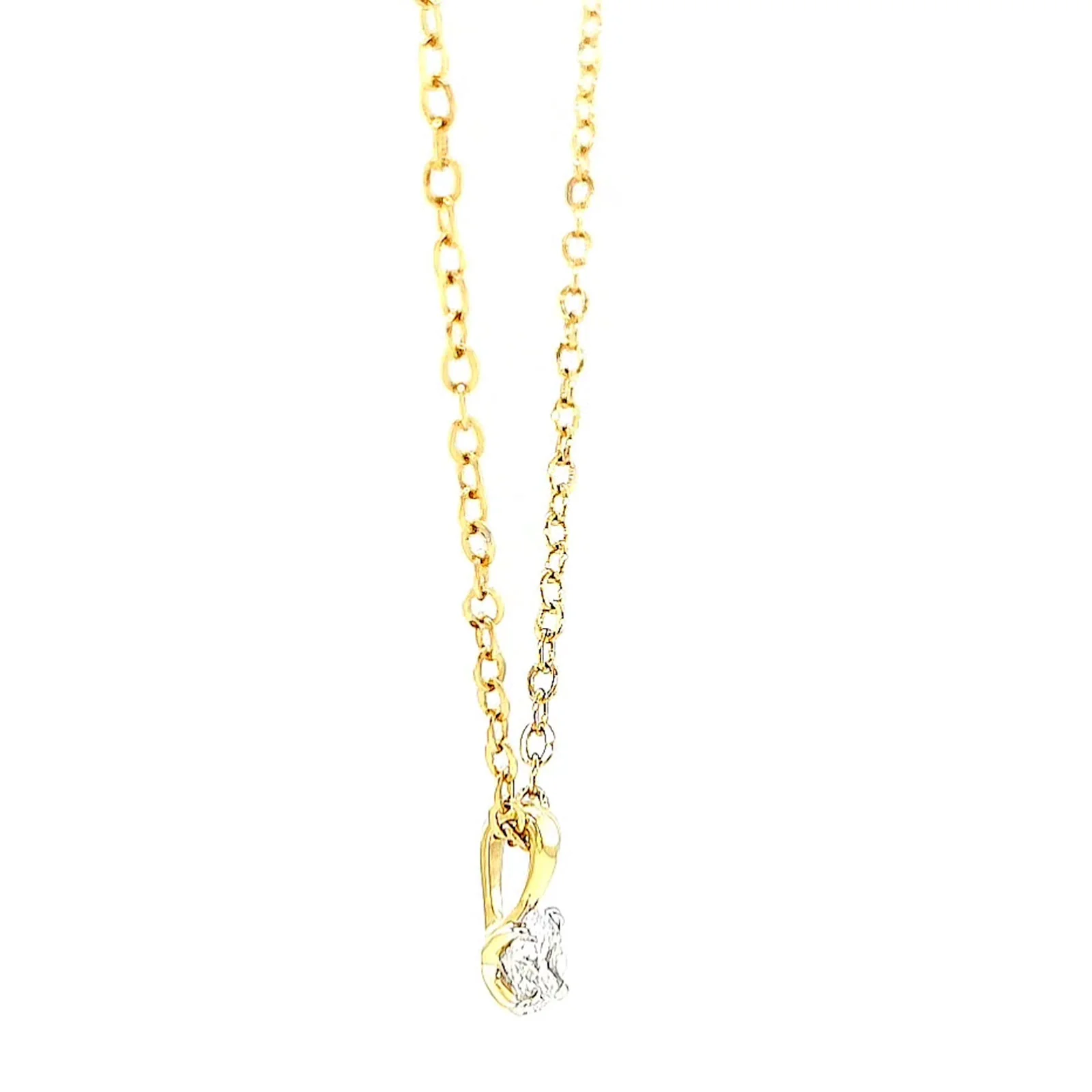 Celebration 9ct Yellow Gold Round Brilliant Cut 1/4 CARAT Lab Grown Diamond Pendant - Image 62