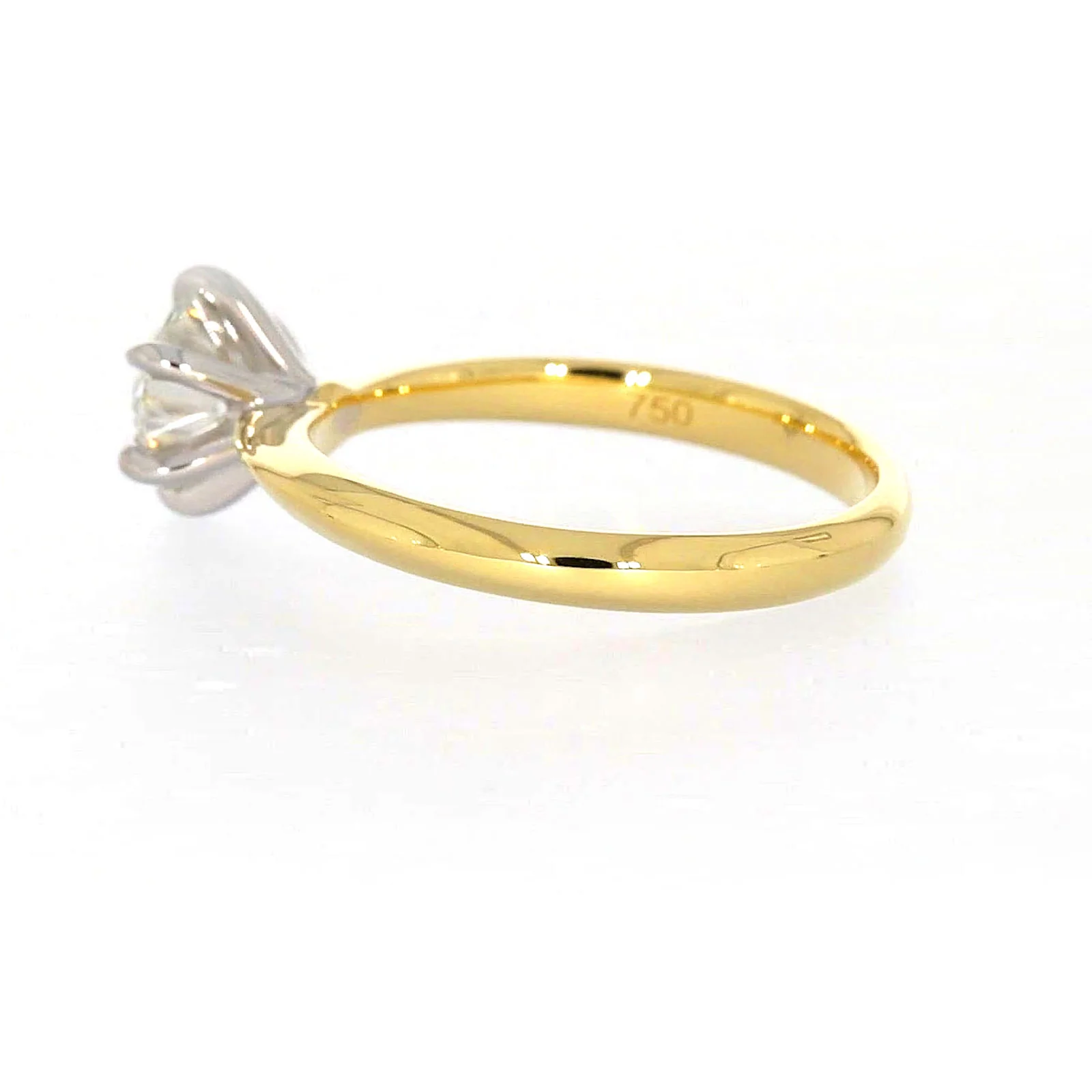 Celebration 18ct Yellow Gold Round Brilliant Cut 1 Carat tw of Certified Lab Grown Diamonds Ring - Image 25