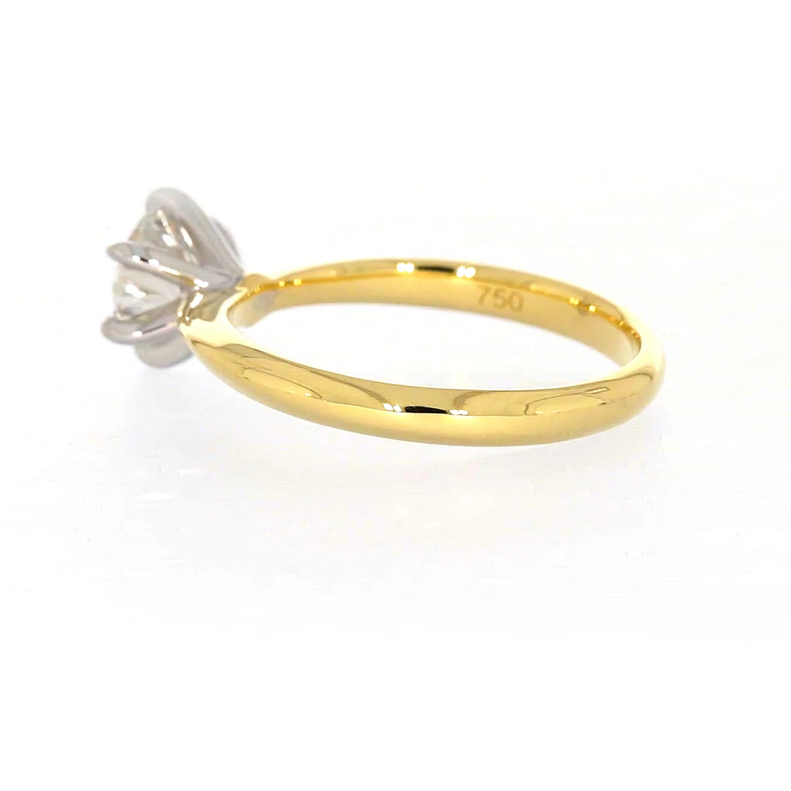 Celebration 18ct Yellow Gold Round Brilliant Cut 1 Carat tw of Certified Lab Grown Diamonds Ring - Image 26