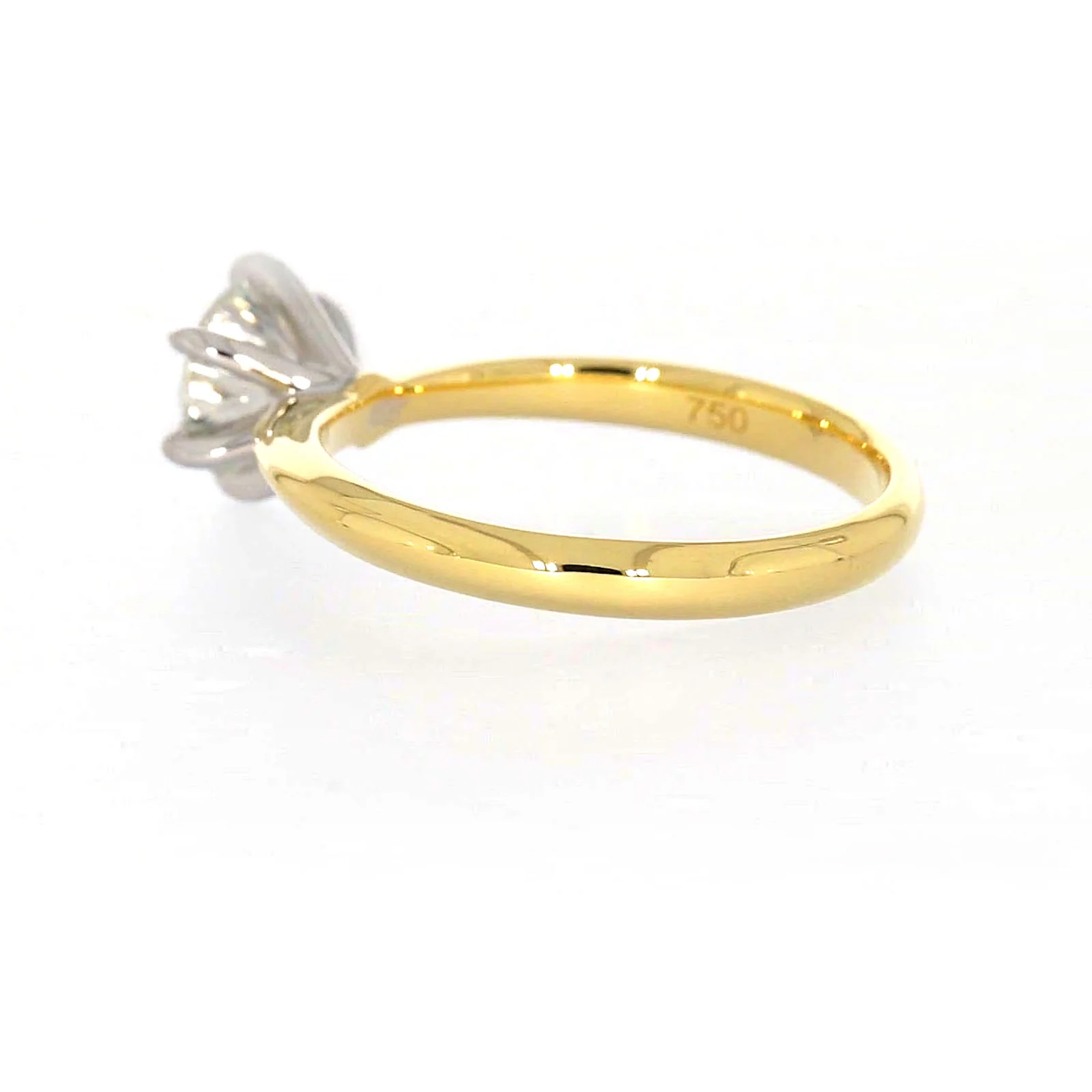 Celebration 18ct Yellow Gold Round Brilliant Cut 1 Carat tw of Certified Lab Grown Diamonds Ring - Image 27