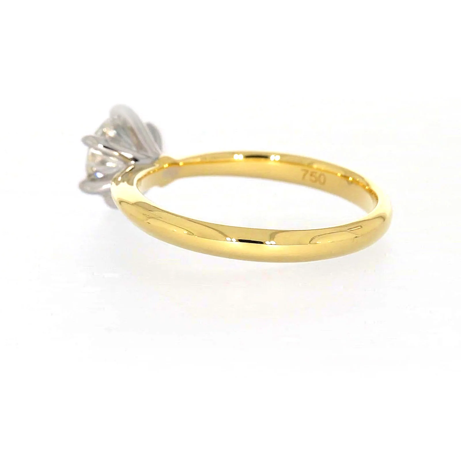 Celebration 18ct Yellow Gold Round Brilliant Cut 1 Carat tw of Certified Lab Grown Diamonds Ring - Image 28