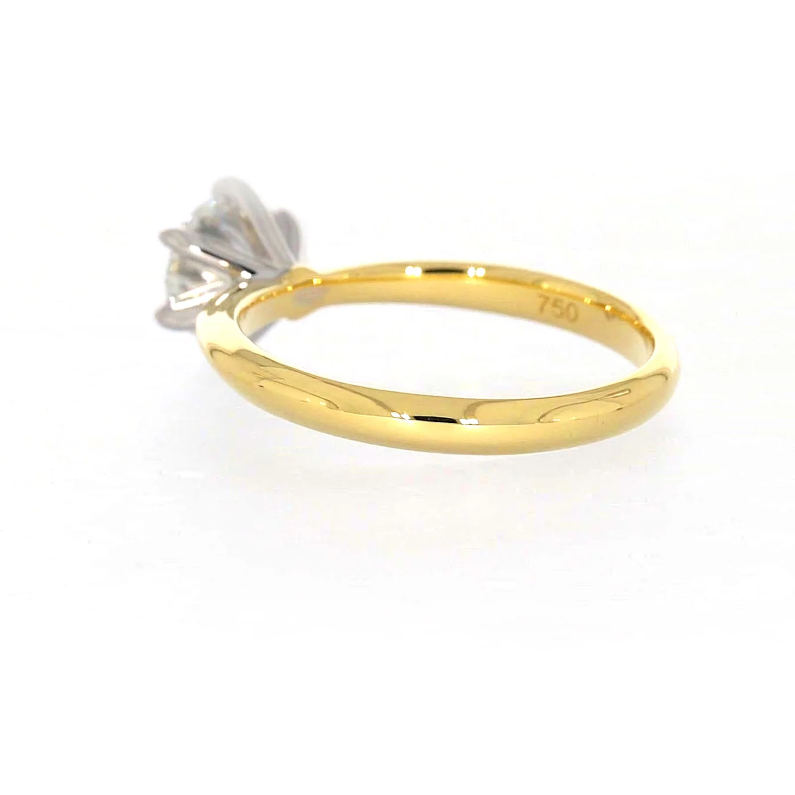 Celebration 18ct Yellow Gold Round Brilliant Cut 1 Carat tw of Certified Lab Grown Diamonds Ring - Image 29