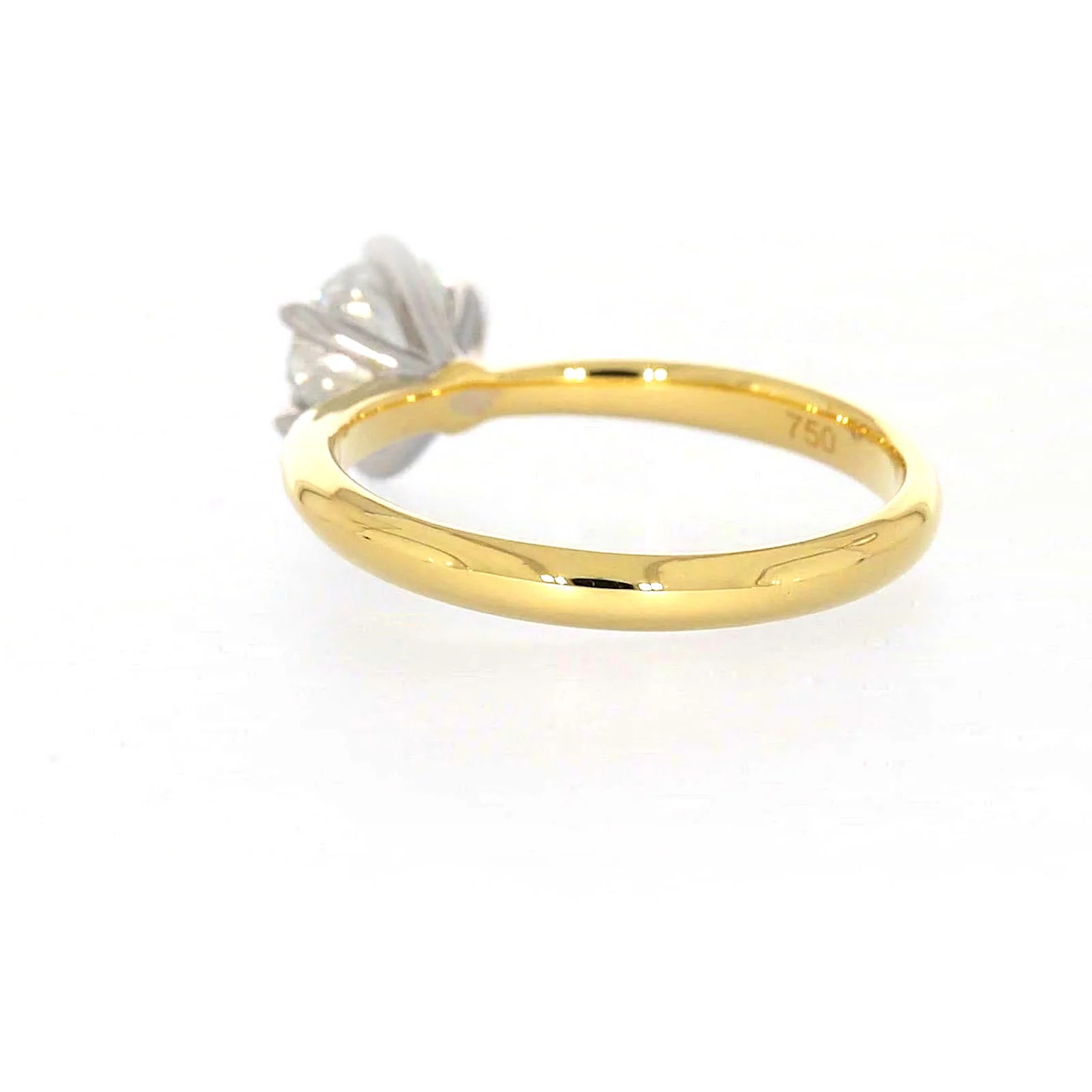 Celebration 18ct Yellow Gold Round Brilliant Cut 1 Carat tw of Certified Lab Grown Diamonds Ring - Image 31