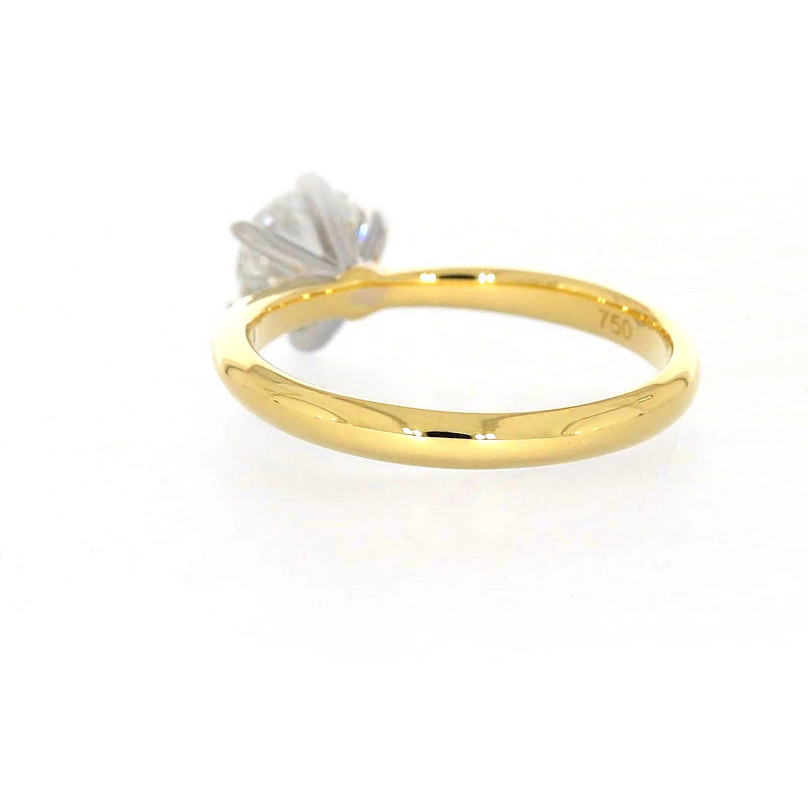 Celebration 18ct Yellow Gold Round Brilliant Cut 1 Carat tw of Certified Lab Grown Diamonds Ring - Image 32