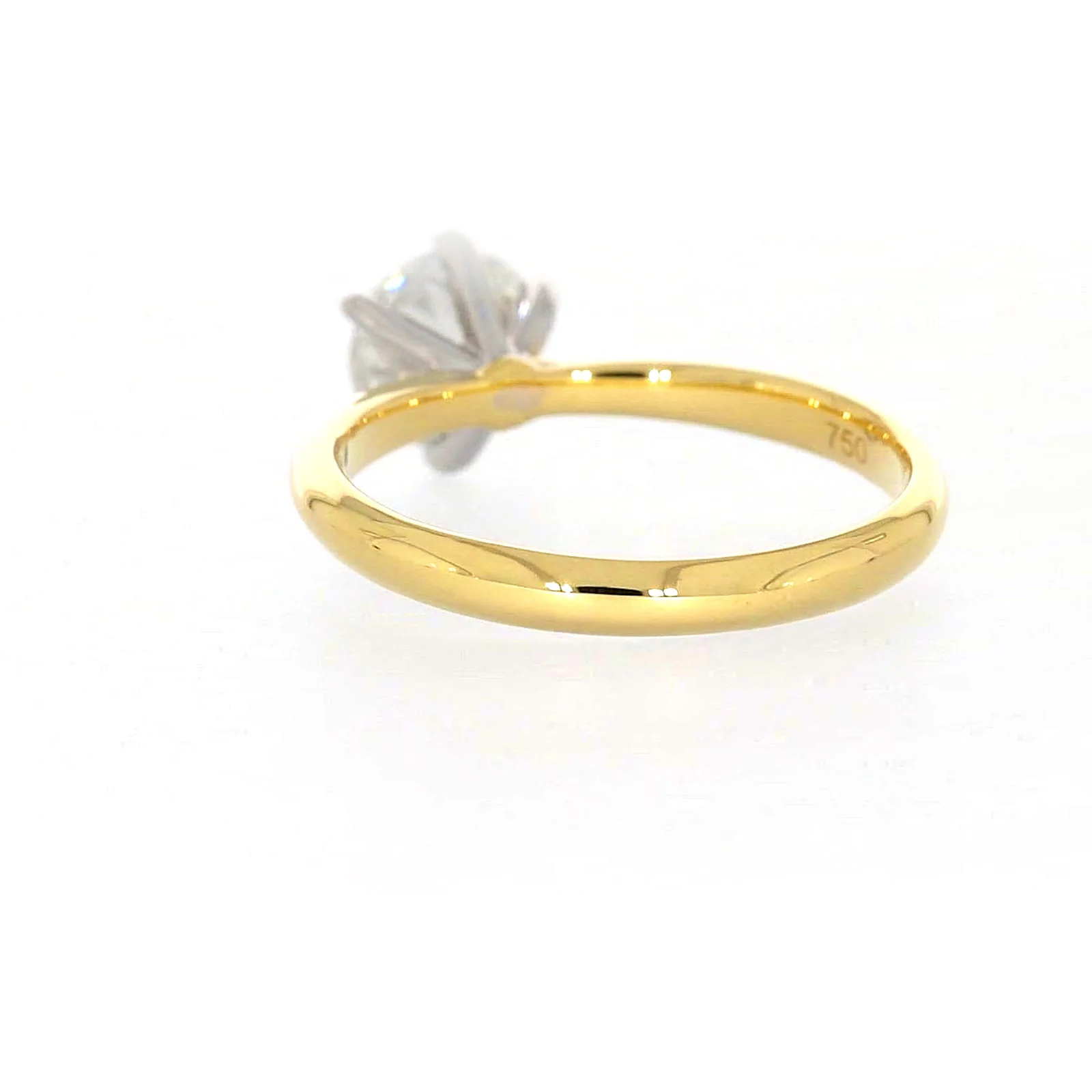 Celebration 18ct Yellow Gold Round Brilliant Cut 1 Carat tw of Certified Lab Grown Diamonds Ring - Image 33