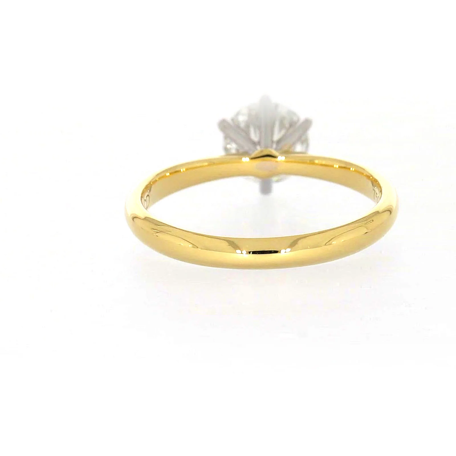 Celebration 18ct Yellow Gold Round Brilliant Cut 1 Carat tw of Certified Lab Grown Diamonds Ring - Image 38