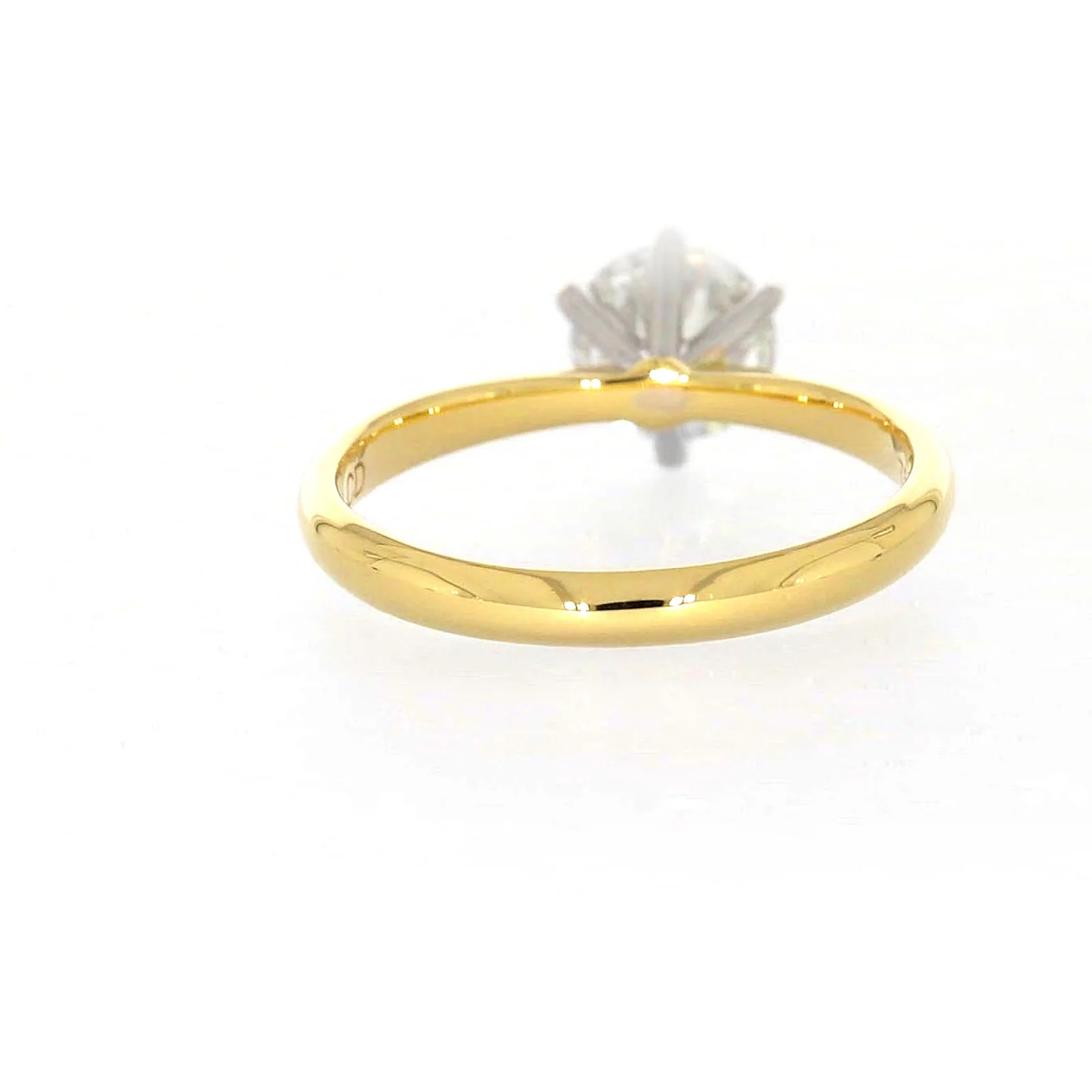 Celebration 18ct Yellow Gold Round Brilliant Cut 1 Carat tw of Certified Lab Grown Diamonds Ring - Image 39