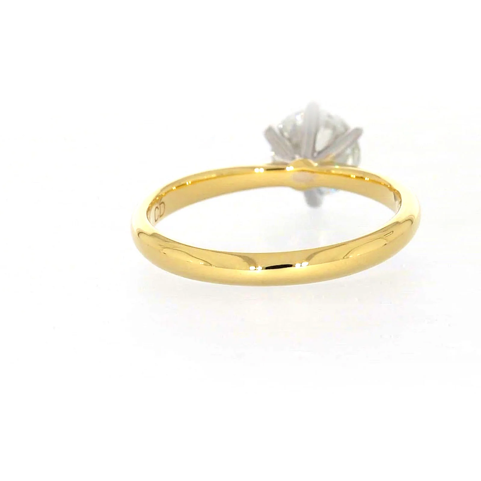 Celebration 18ct Yellow Gold Round Brilliant Cut 1 Carat tw of Certified Lab Grown Diamonds Ring - Image 40